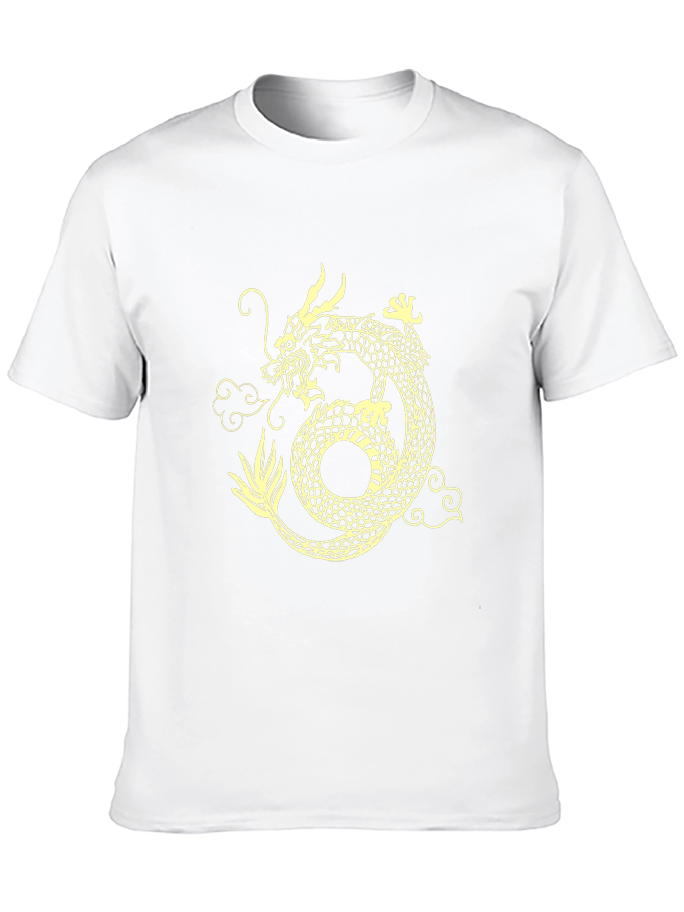 Dragon Graphic Tee - Black Cotton Blend