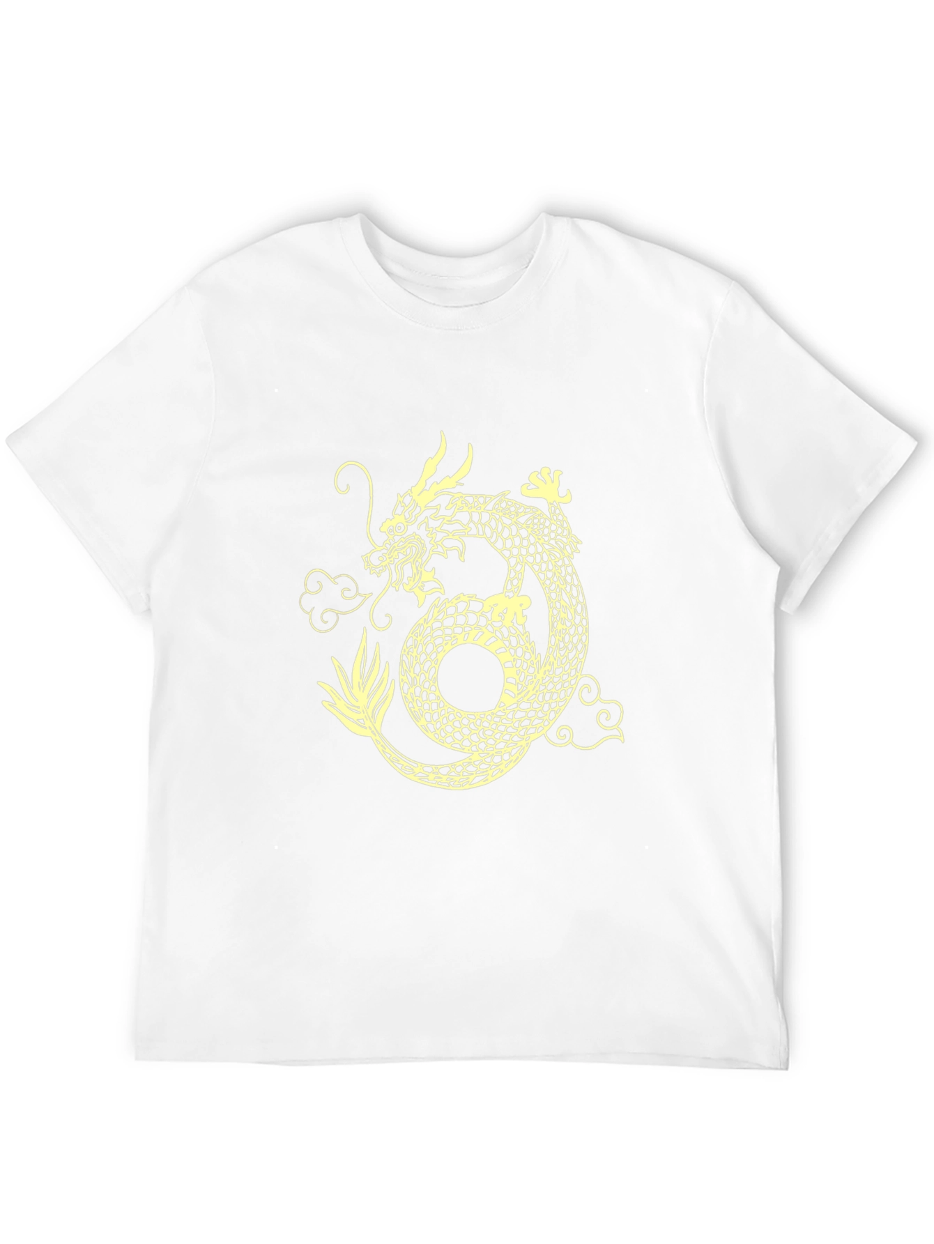 Dragon Graphic Tee - Black Cotton Blend