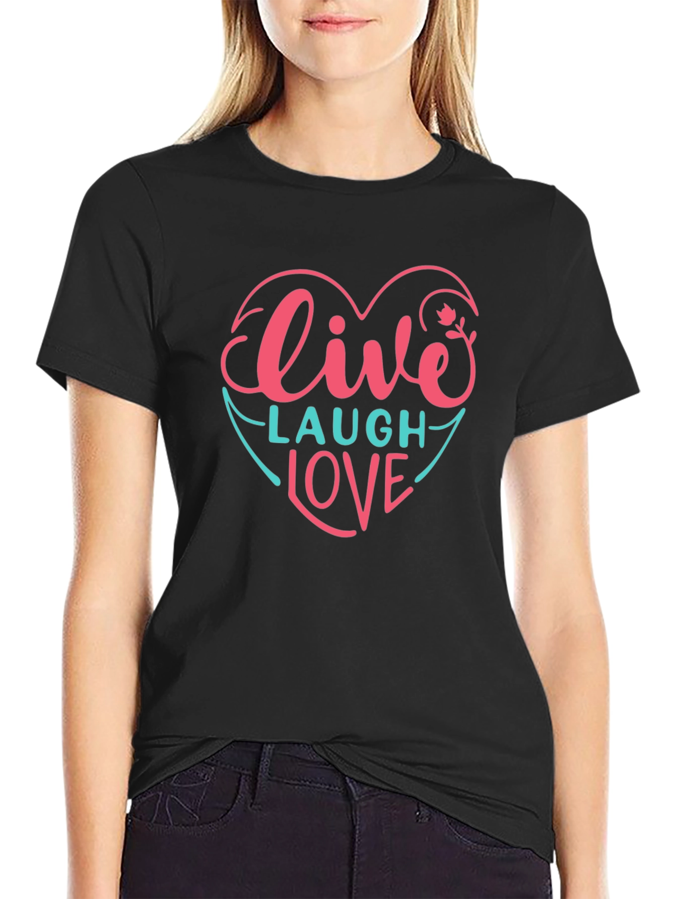 Live Laugh Love Heart T-Shirt