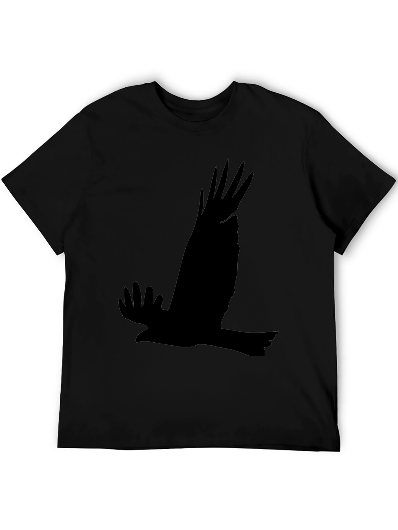 Black Eagle Silhouette T-Shirt - Mens Graphic Tee