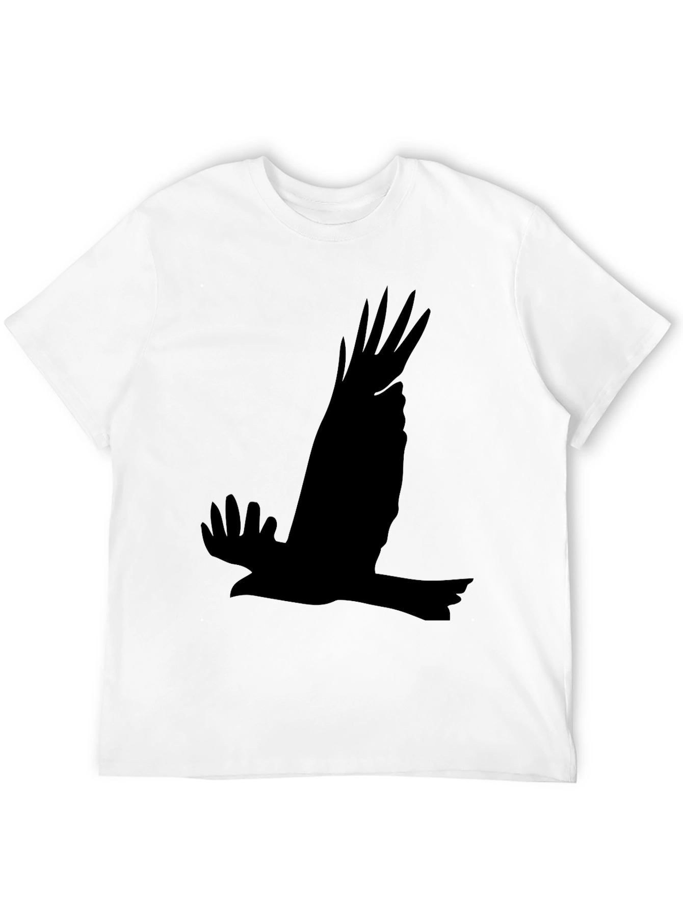 Black Eagle Silhouette T-Shirt - Mens Graphic Tee