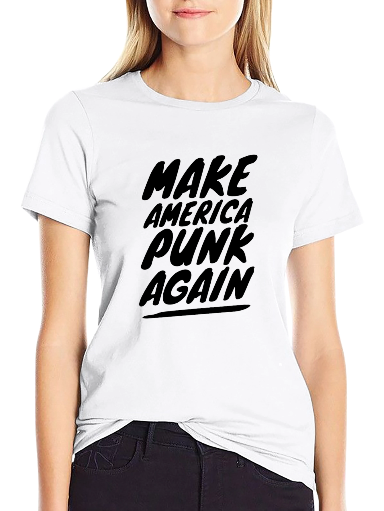 Make America Punk Again Black Graphic Tee