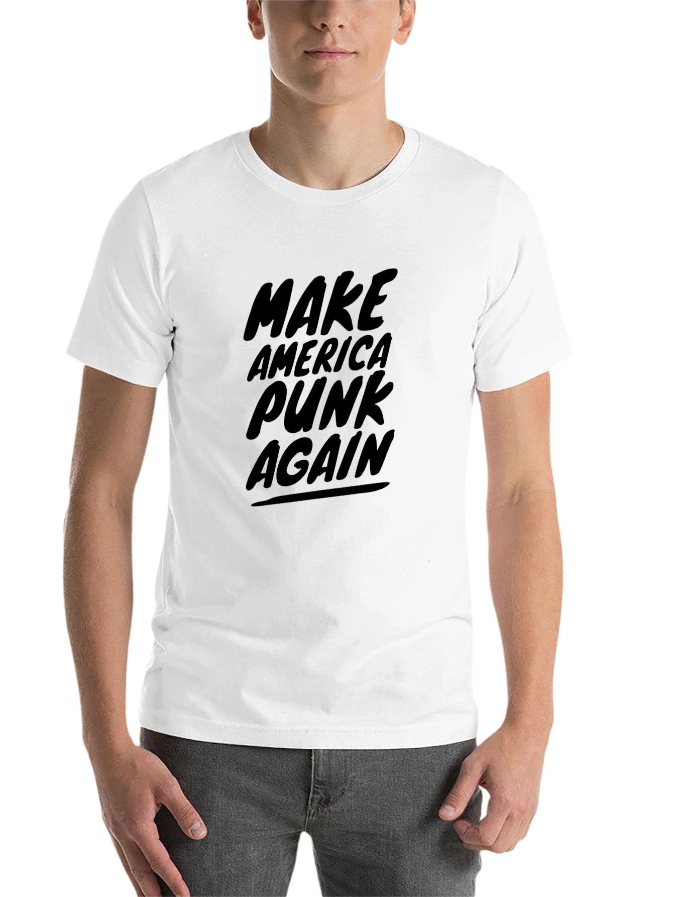 Make America Punk Again Black Graphic Tee