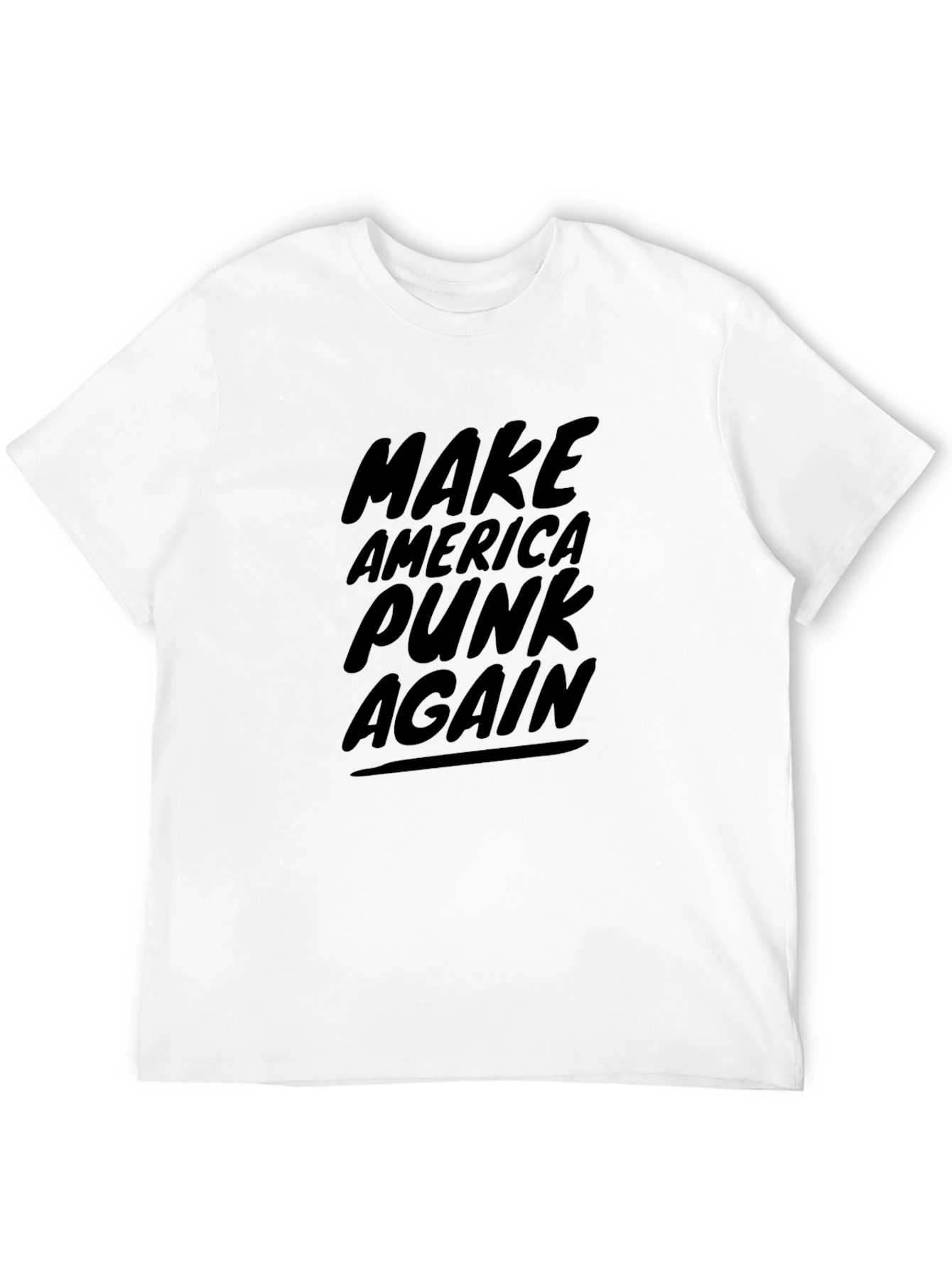 Make America Punk Again Black Graphic Tee
