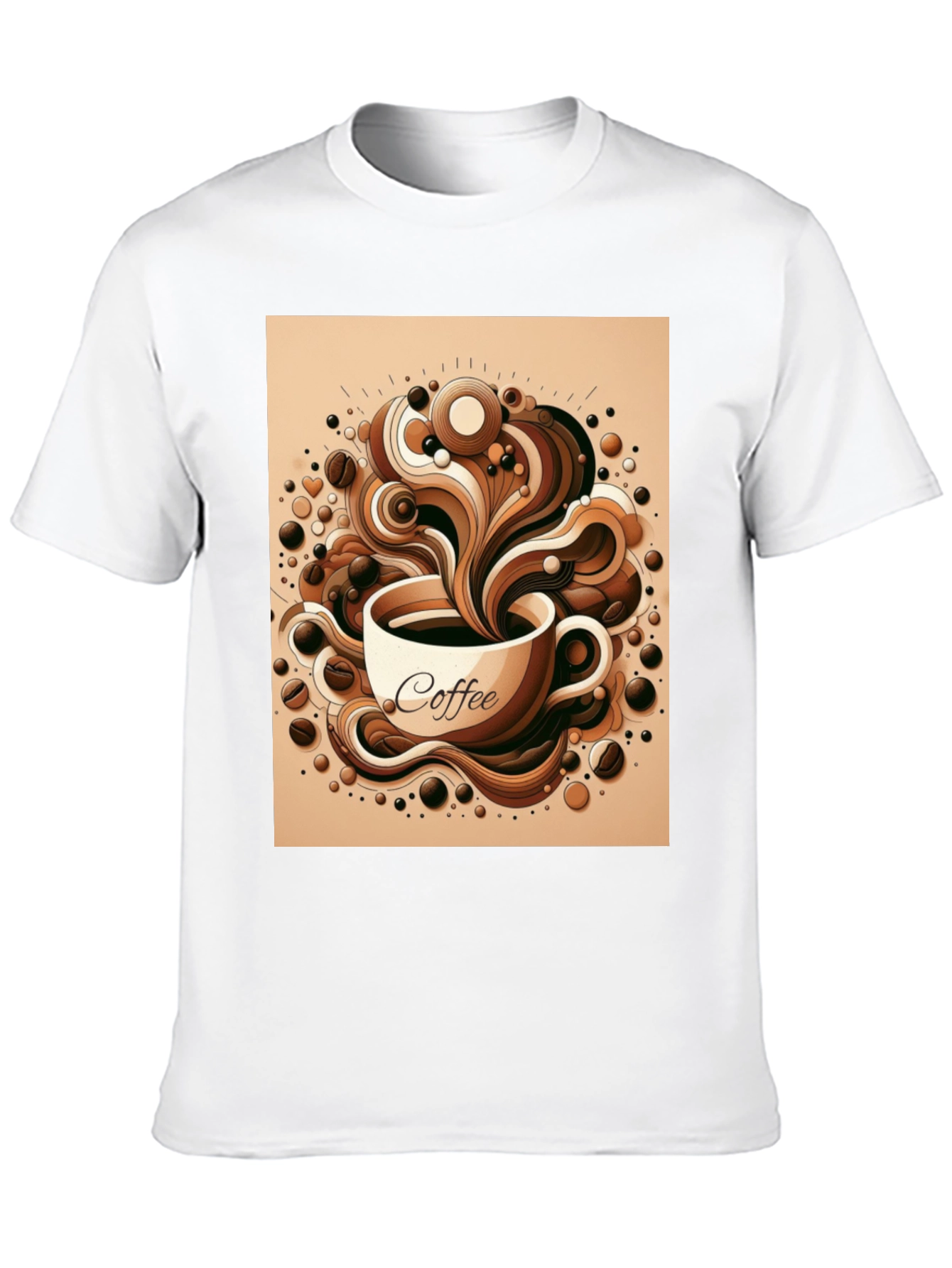 Coffee Lovers Graphic Tee - Stylish Brew Design