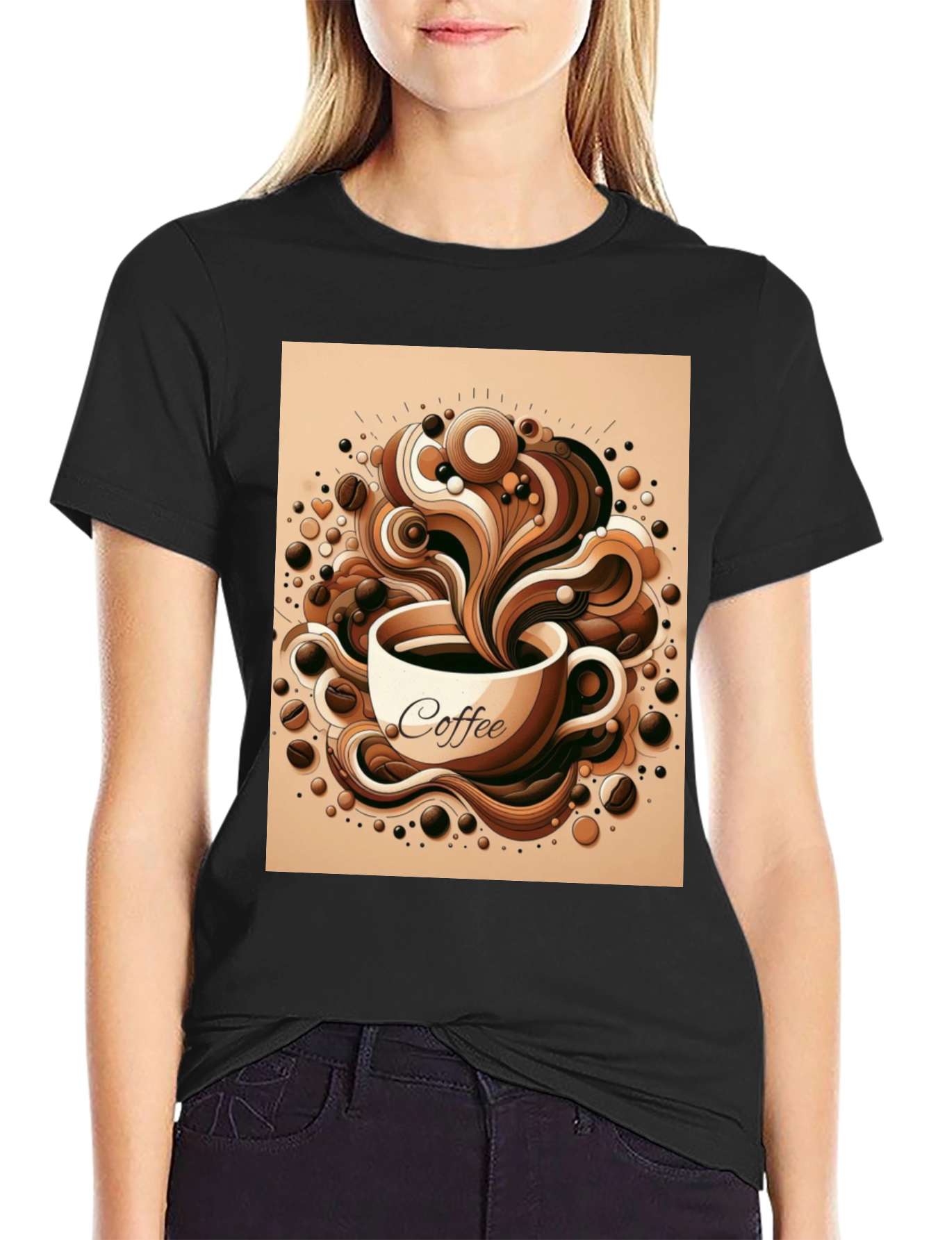 Coffee Lovers Graphic Tee - Stylish Brew Design