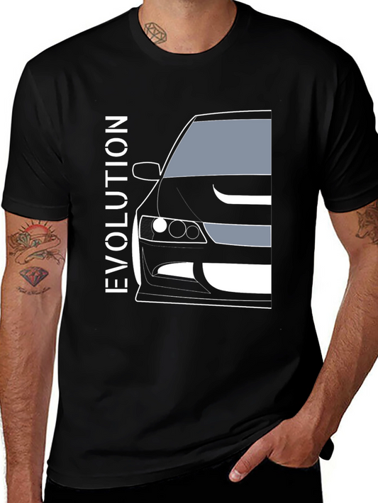 Evolution Car Graphic Tee - Black