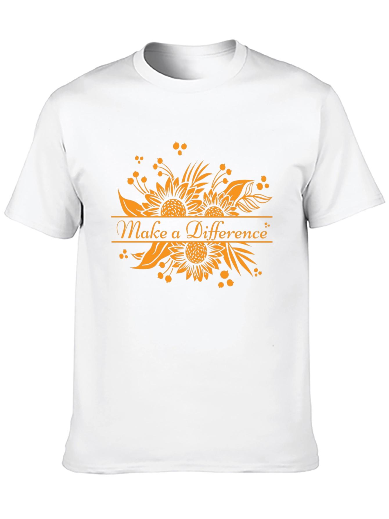 Make a Difference Sunflower Graphic Tee