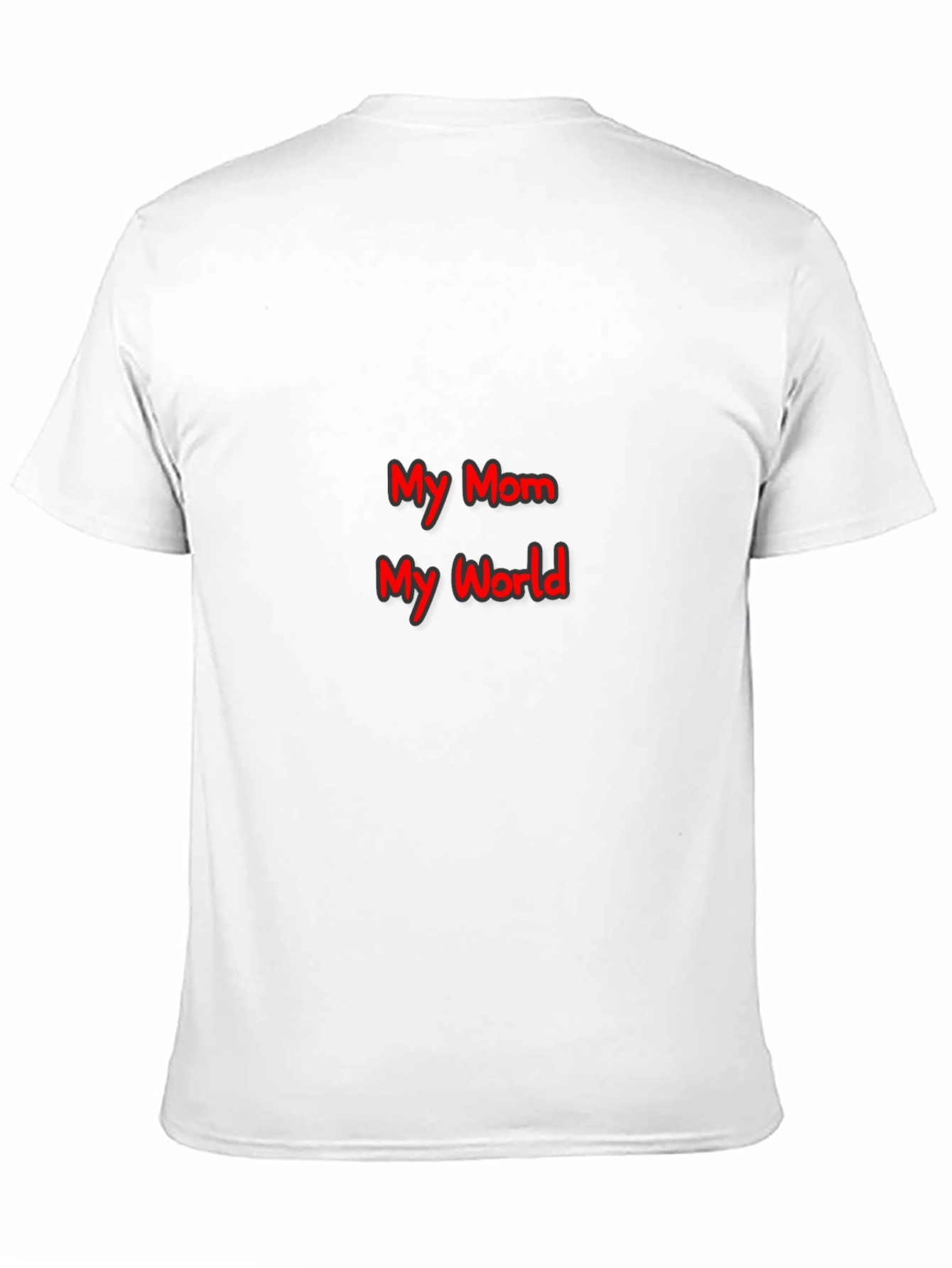 My Mom My World Graphic T-Shirt - Black