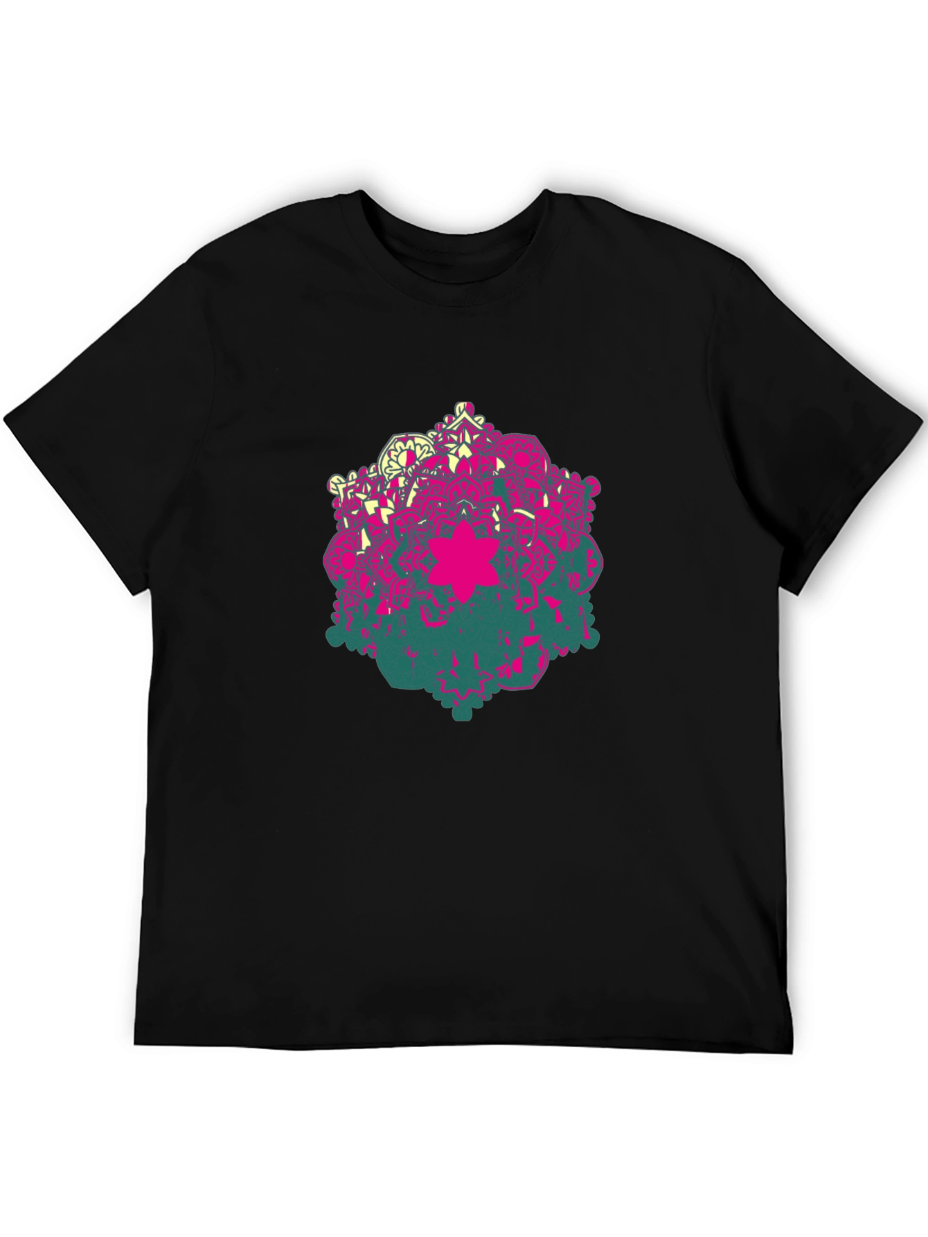 Geometric Mandala Graphic Print T-Shirt