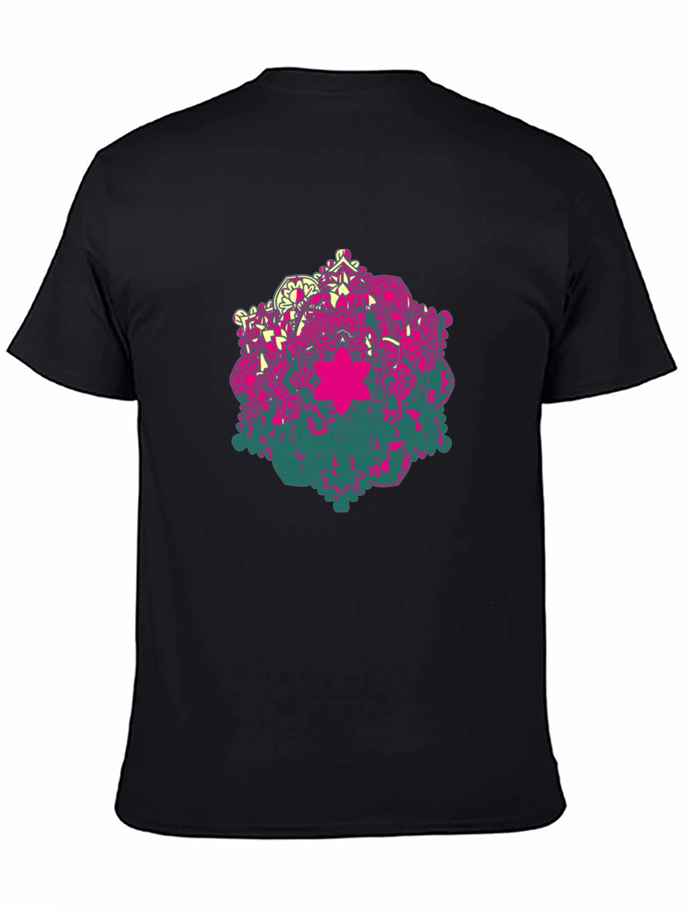 Geometric Mandala Graphic Print T-Shirt