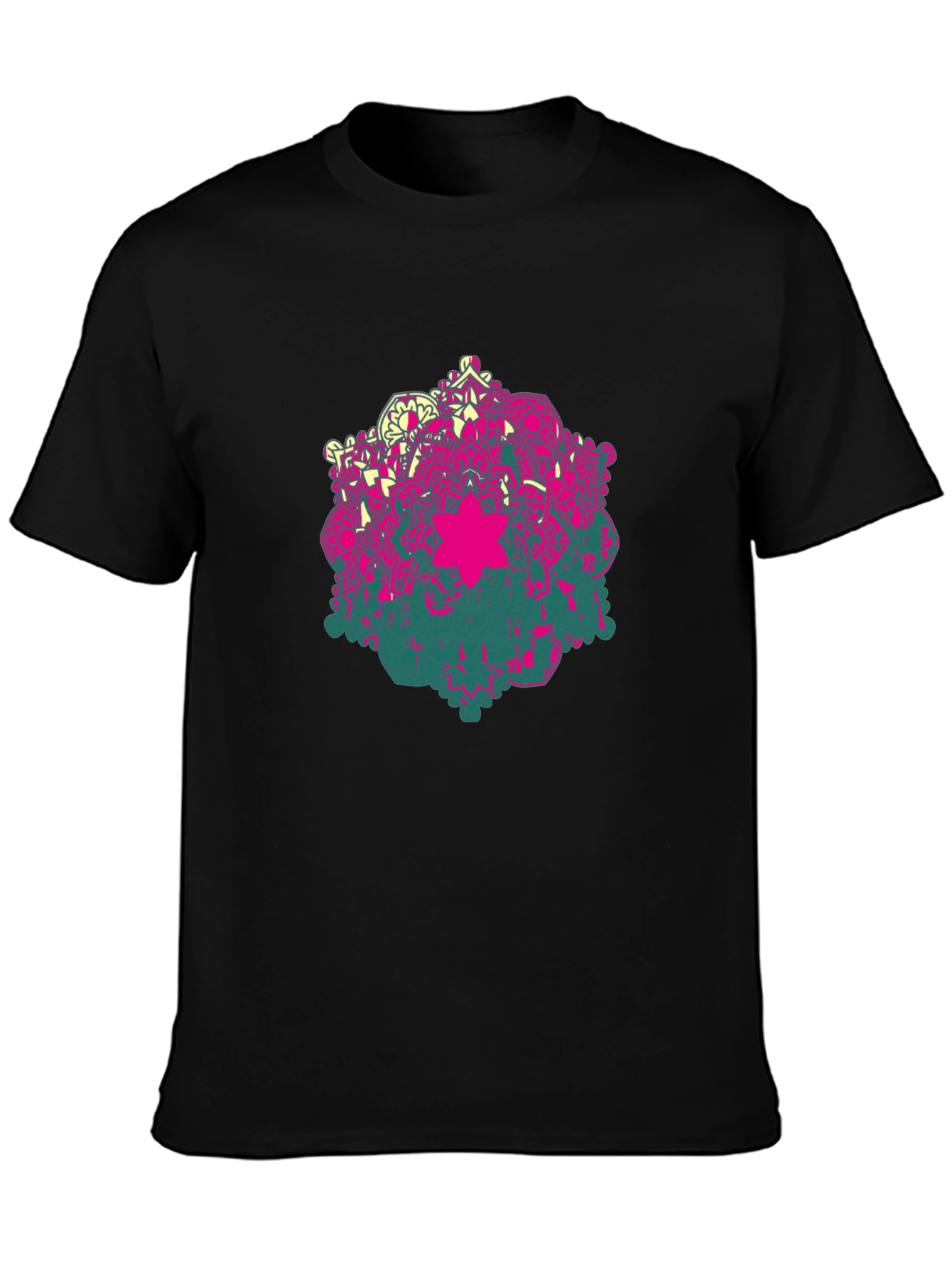 Geometric Mandala Graphic Print T-Shirt