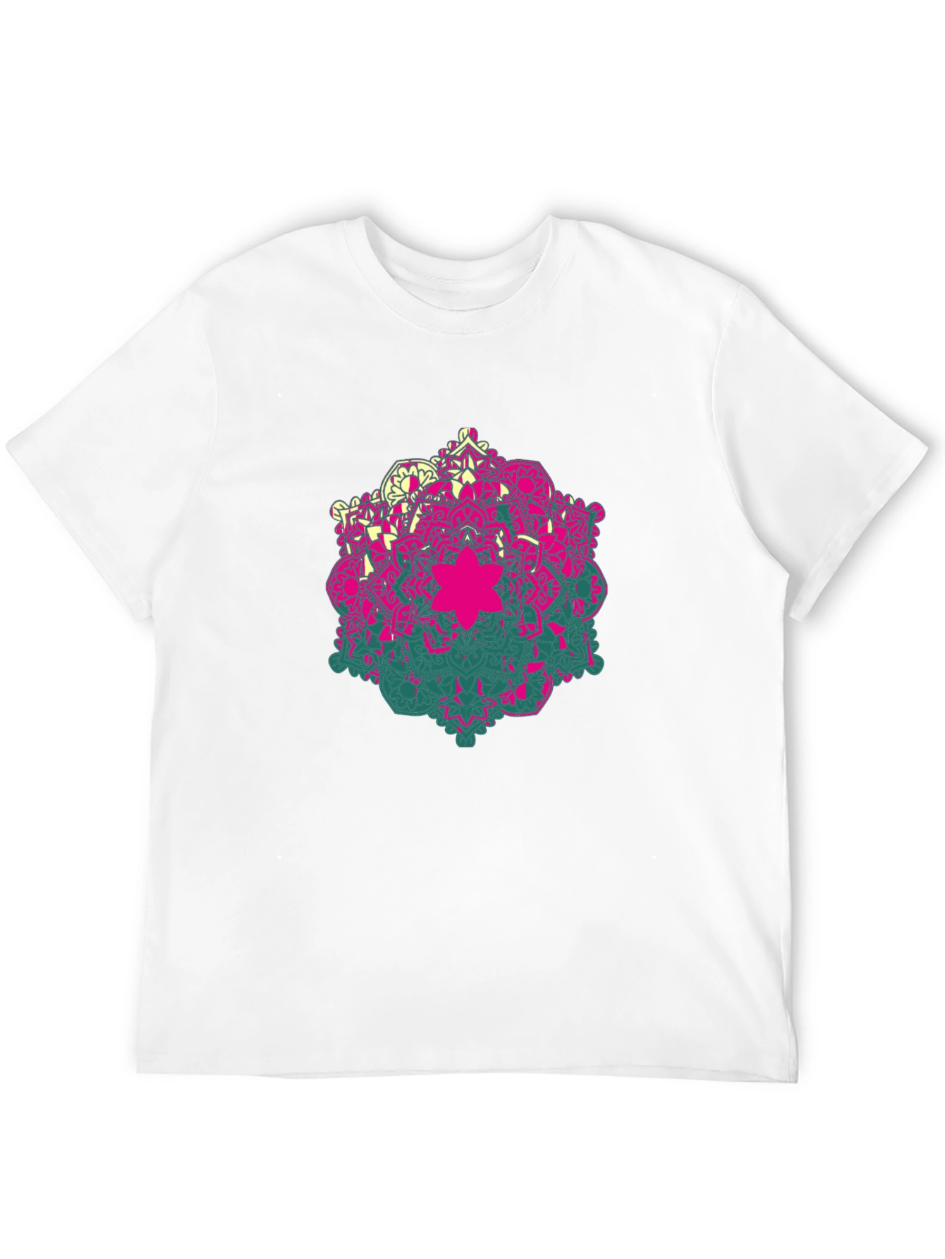 Geometric Mandala Graphic Print T-Shirt