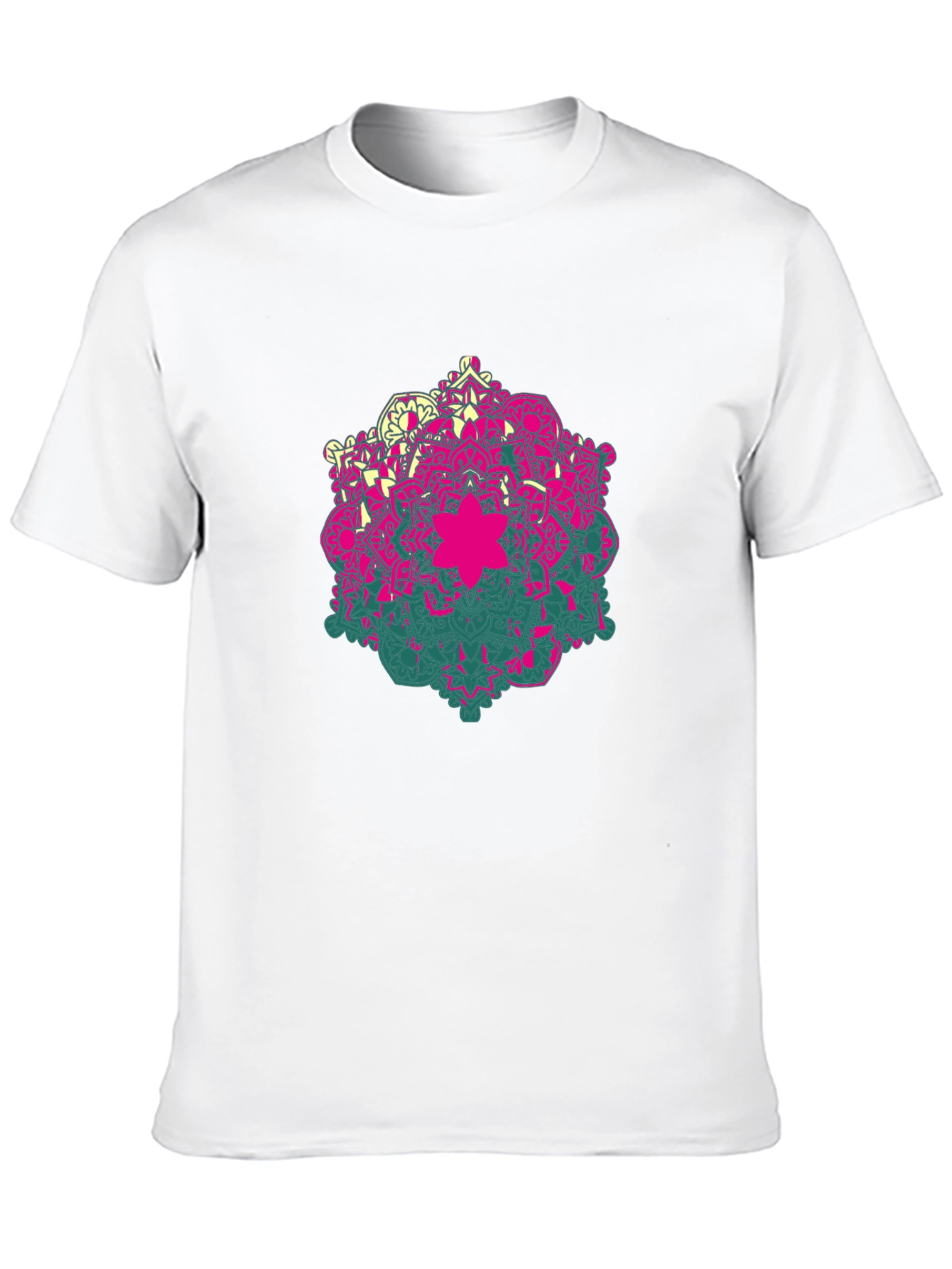 Geometric Mandala Graphic Print T-Shirt