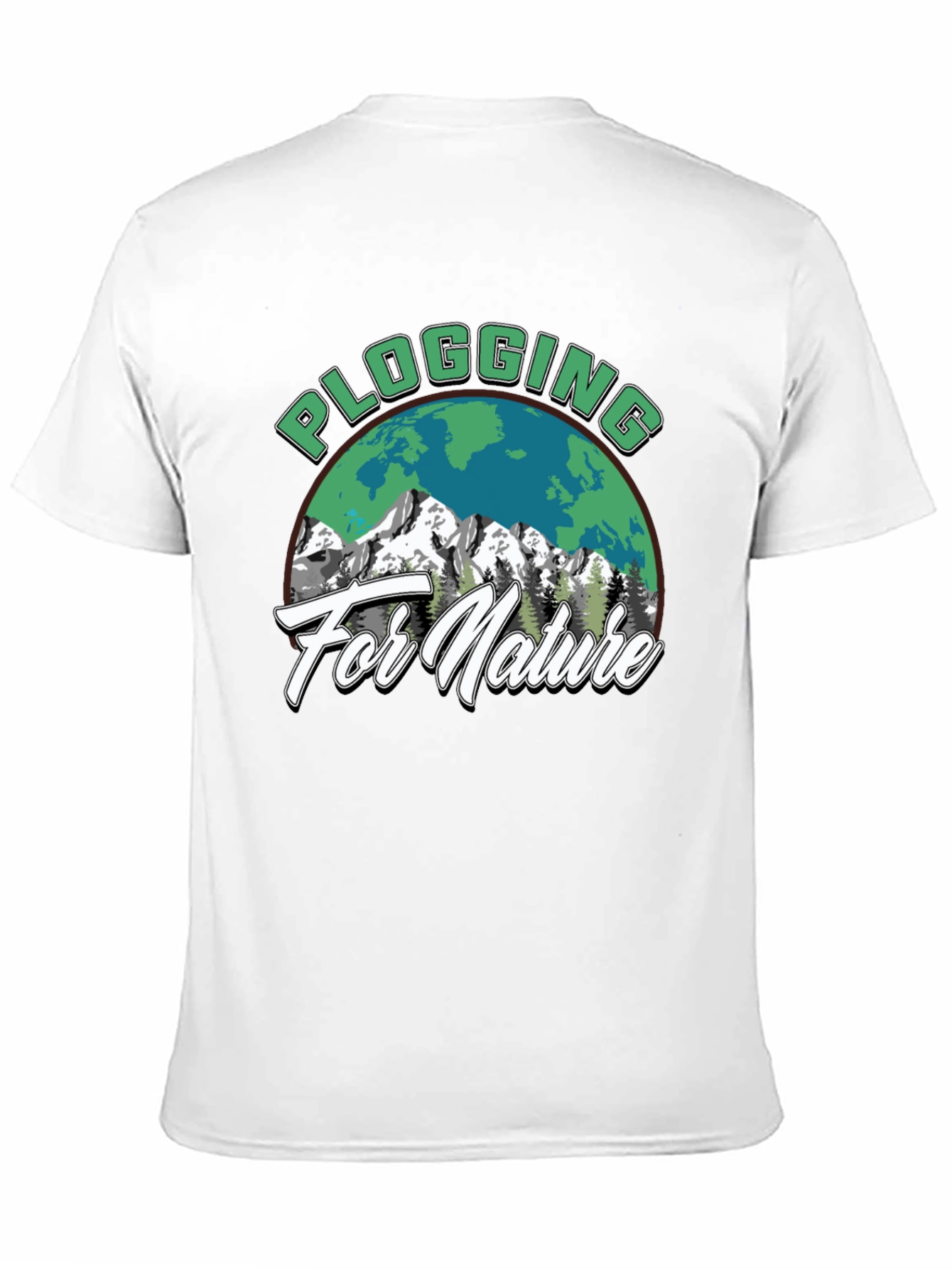 Plogging for Nature Graphic T-Shirt