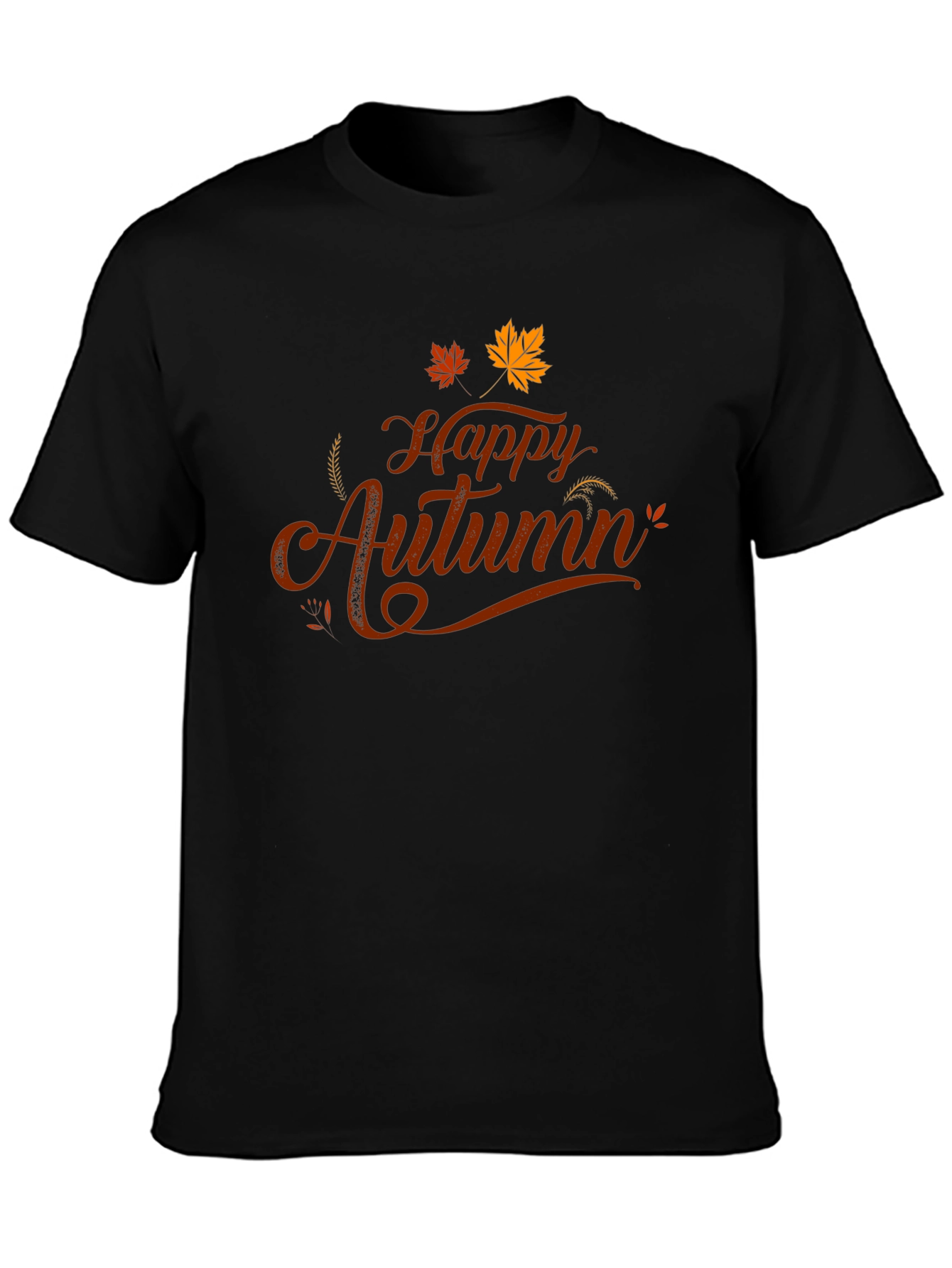 Happy Autumn Graphic Tee - Fall Season Shirt
