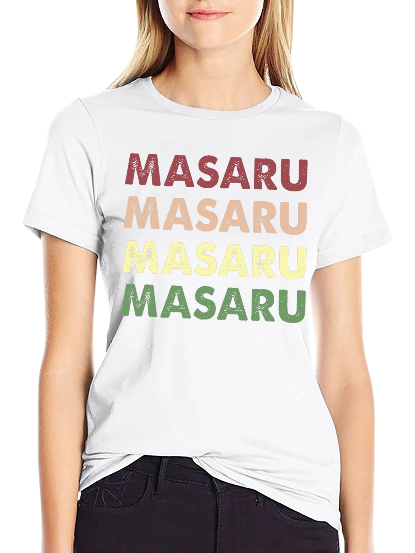 Masaru Retro Style Name T-Shirt