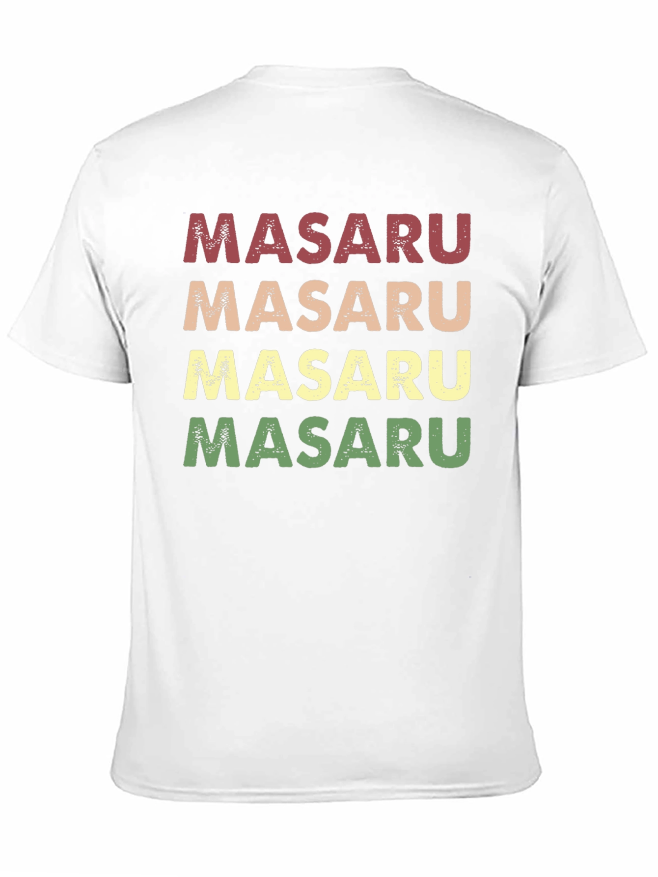 Masaru Retro Style Name T-Shirt