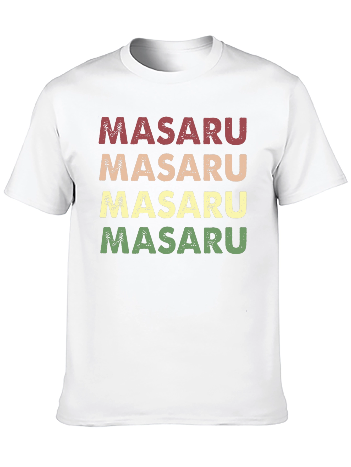 Masaru Retro Style Name T-Shirt