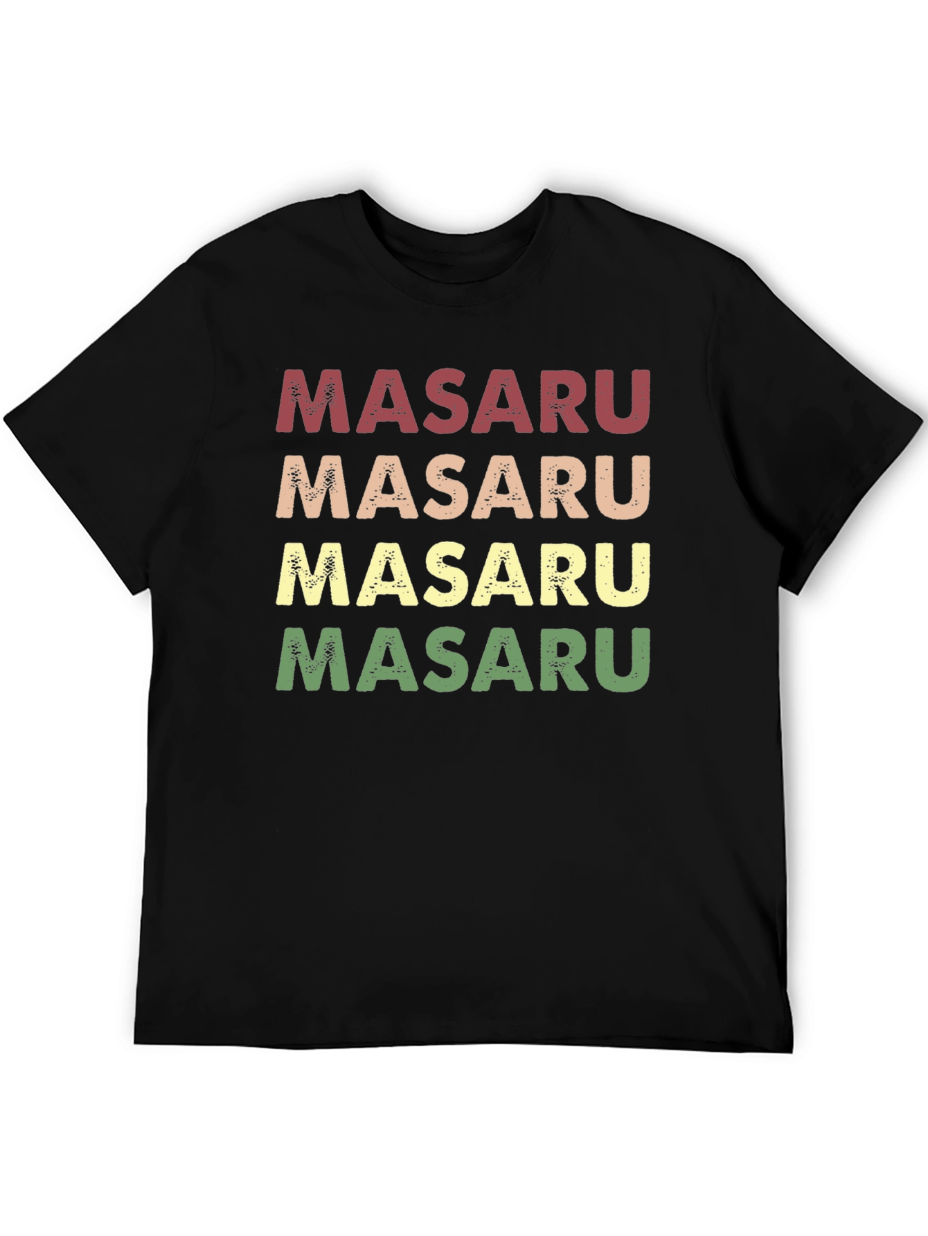 Masaru Retro Style Name T-Shirt