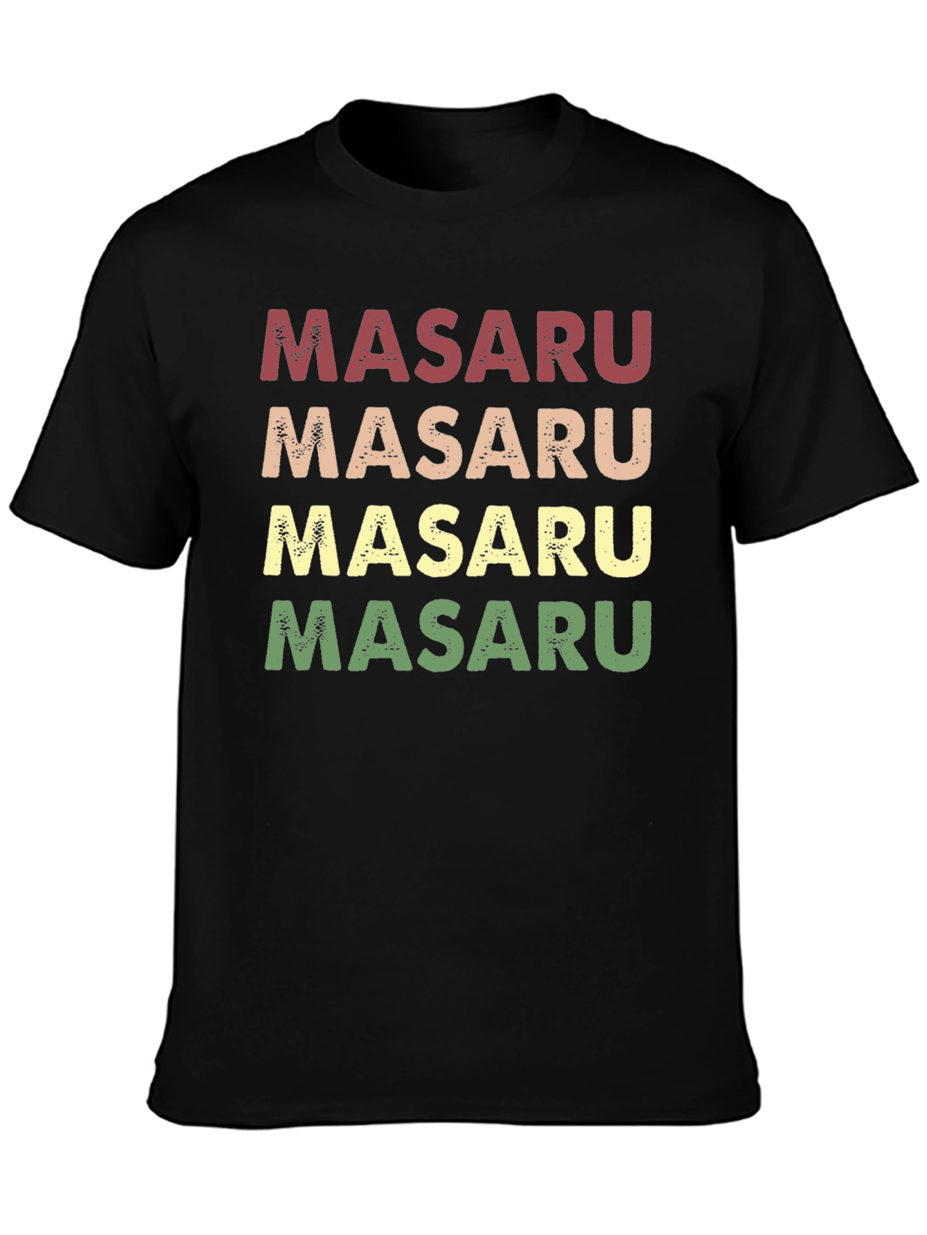 Masaru Retro Style Name T-Shirt