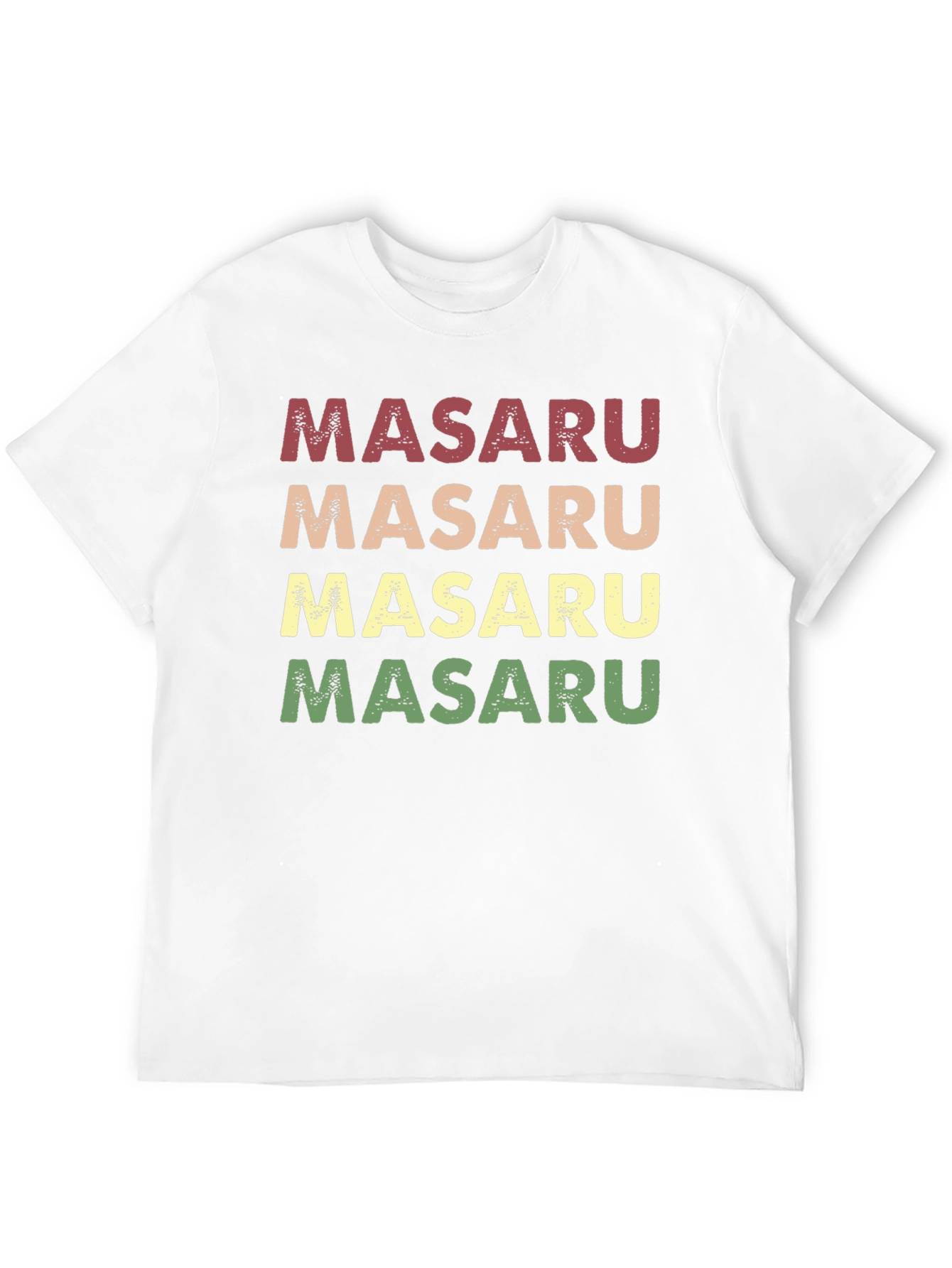 Masaru Retro Style Name T-Shirt