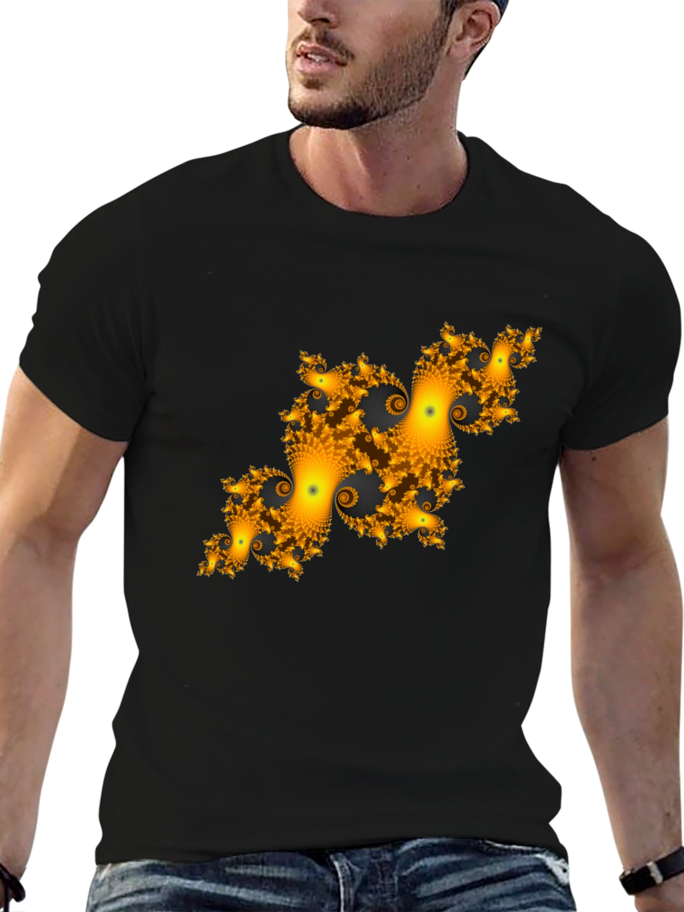 Fractal T-Shirt - Unique Graphic Tee for Men
