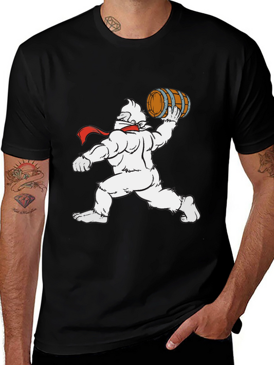 Yeti Barrel Toss Black T-Shirt