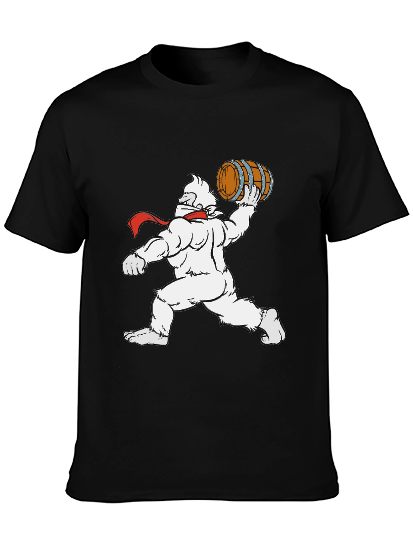 Yeti Barrel Toss Black T-Shirt
