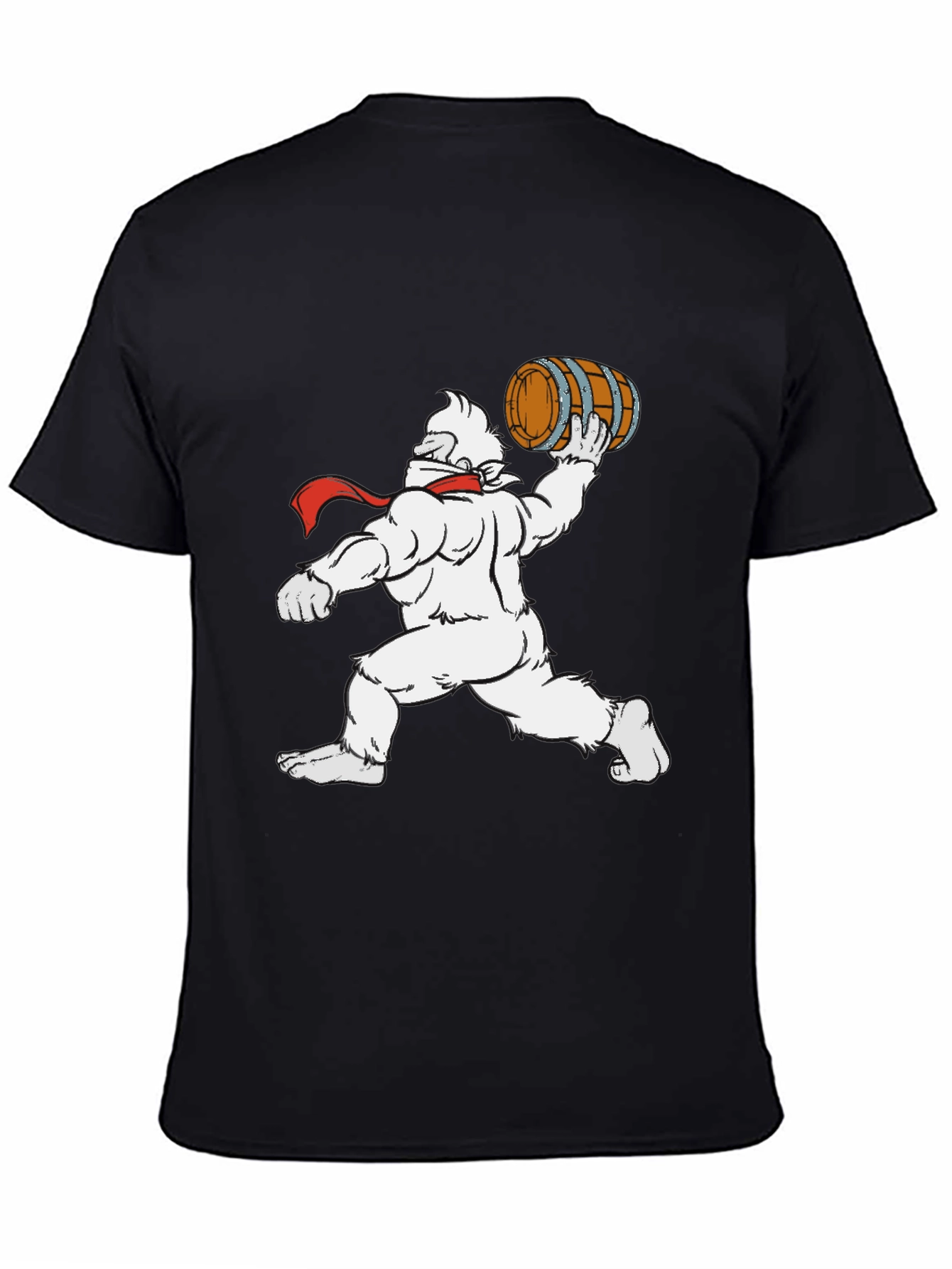 Yeti Barrel Toss Black T-Shirt