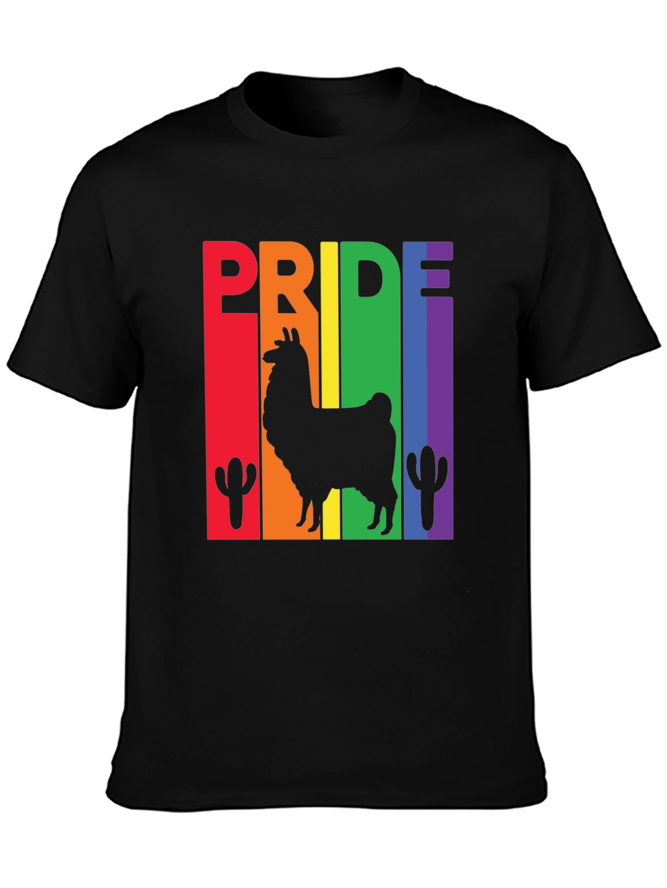 Pride Llama Graphic Tee - LGBTQ+ Pride Shirt