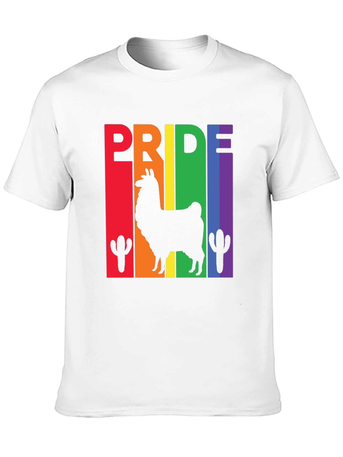 Pride Llama Graphic Tee - LGBTQ+ Pride Shirt