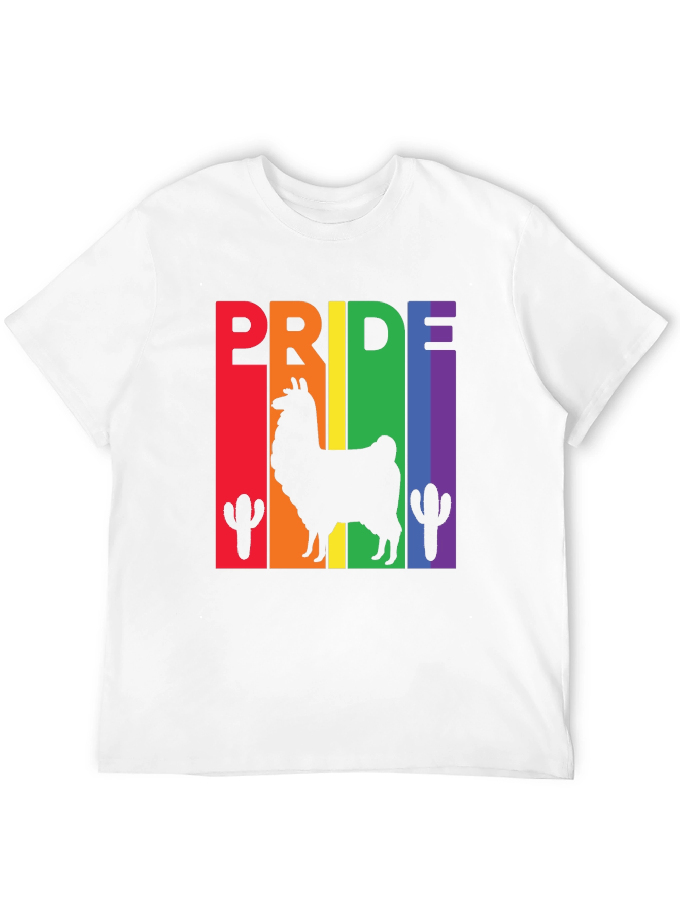 Pride Llama Graphic Tee - LGBTQ+ Pride Shirt