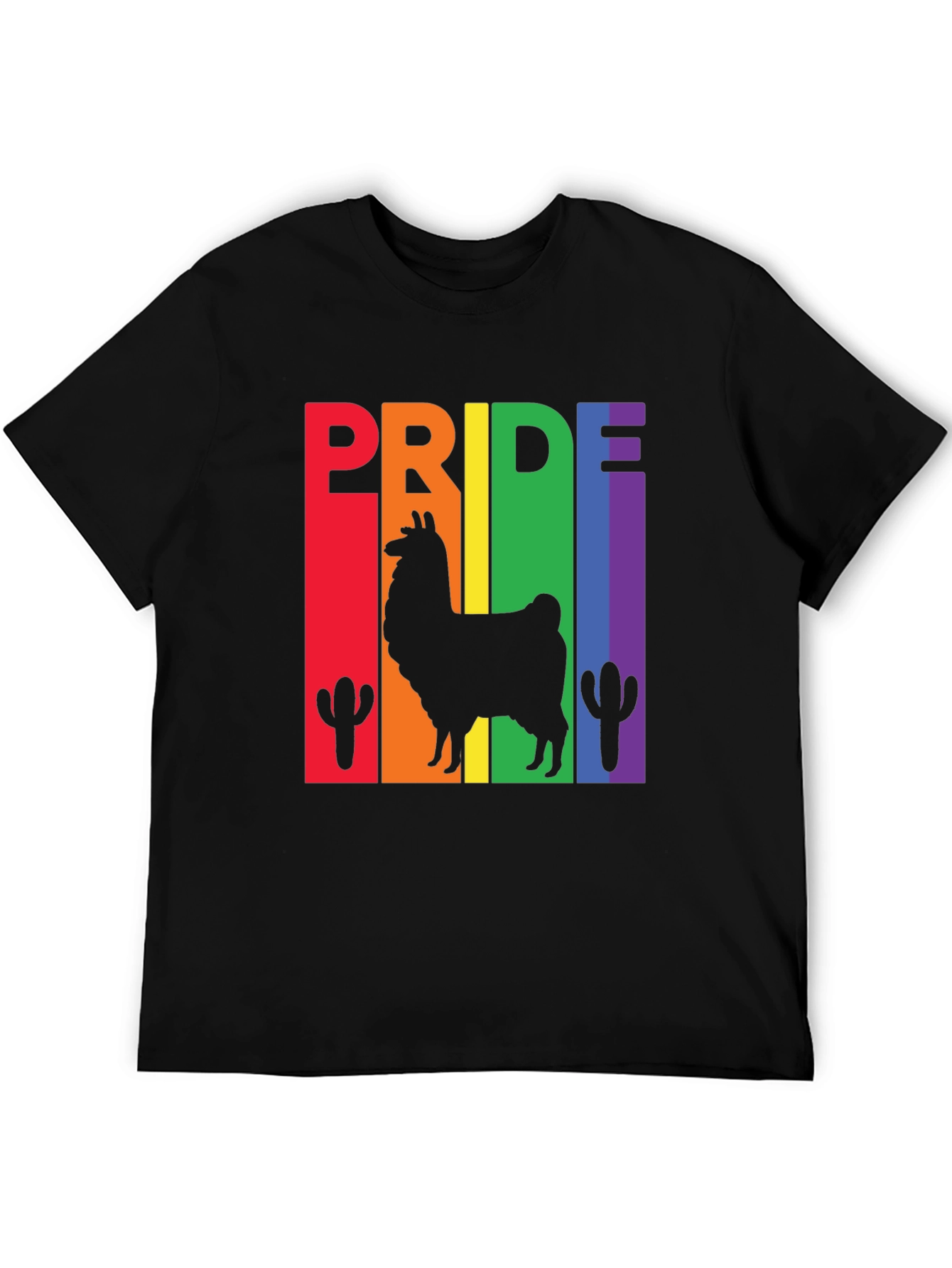 Pride Llama Graphic Tee - LGBTQ+ Pride Shirt