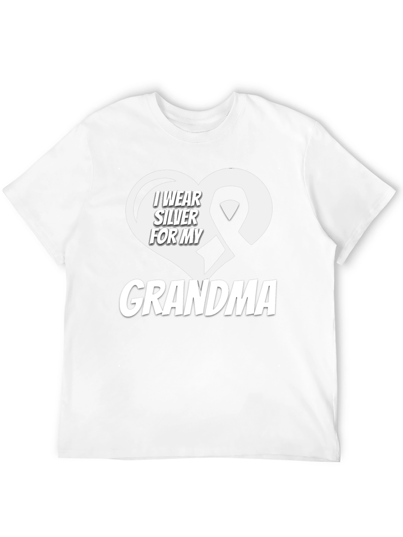 I Wear Silver for My Grandma T-Shirt