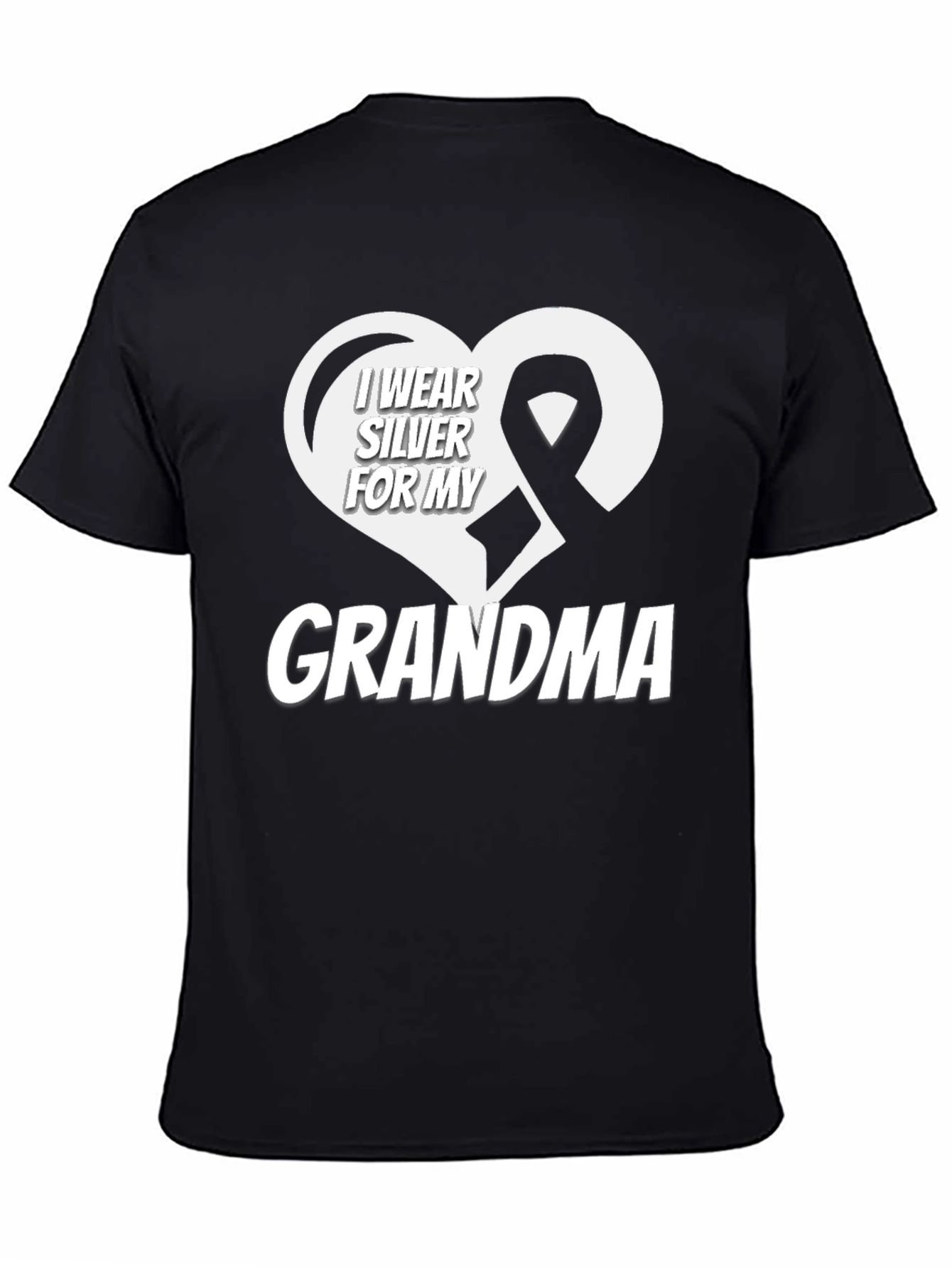 I Wear Silver for My Grandma T-Shirt