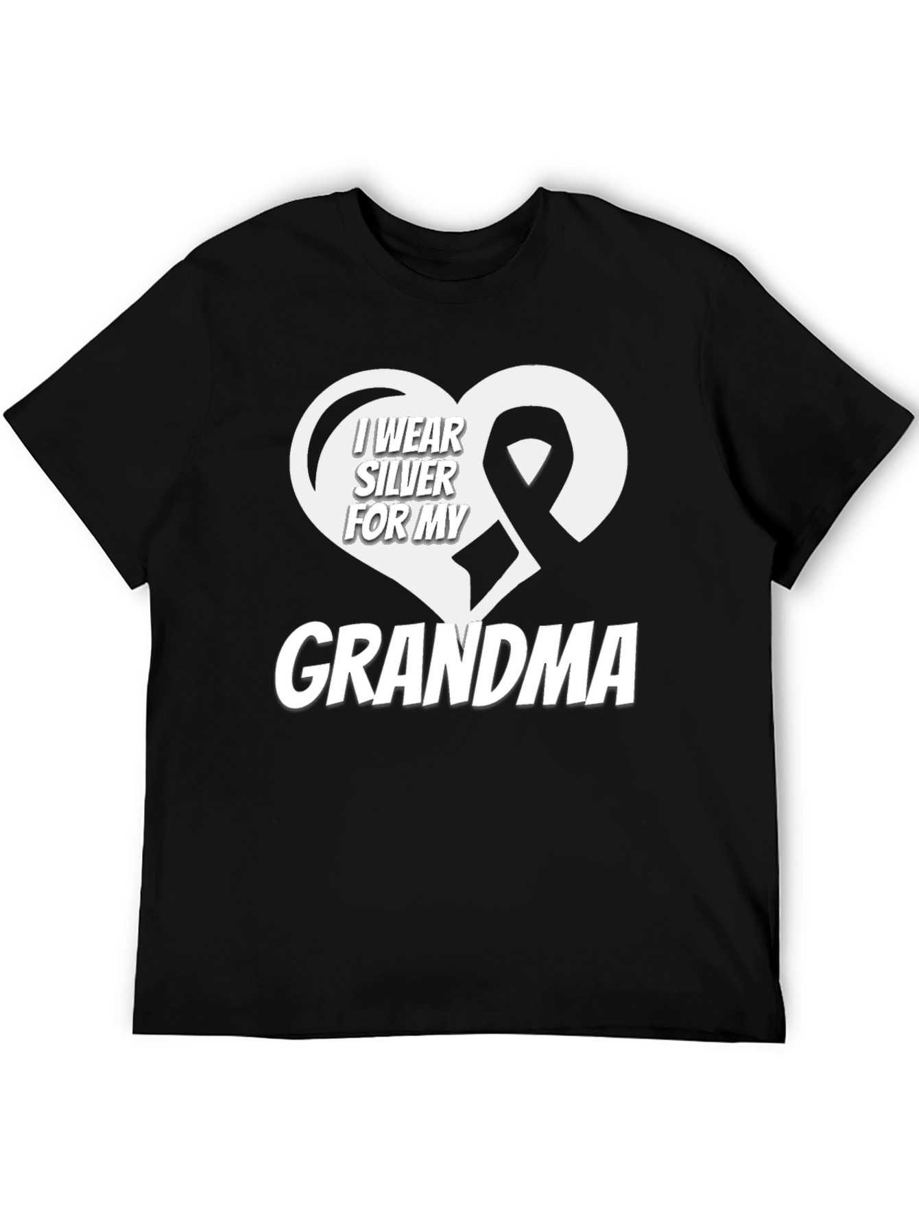 I Wear Silver for My Grandma T-Shirt