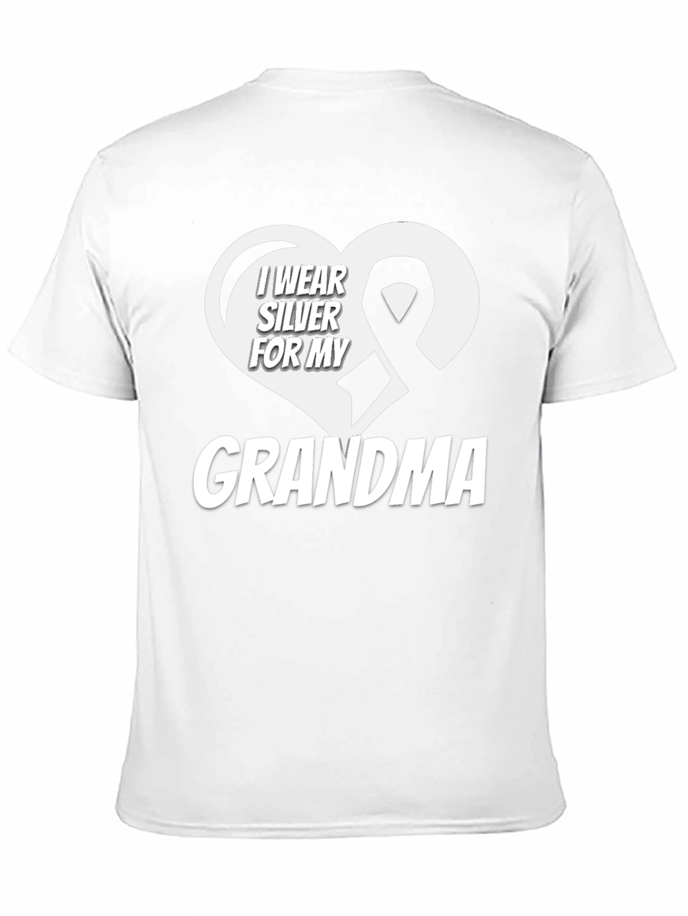 I Wear Silver for My Grandma T-Shirt