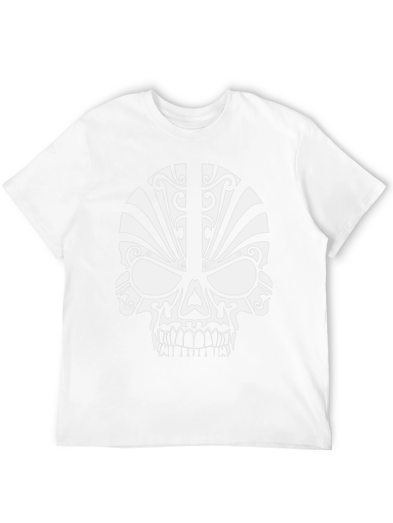 Tribal Skull Black T-Shirt