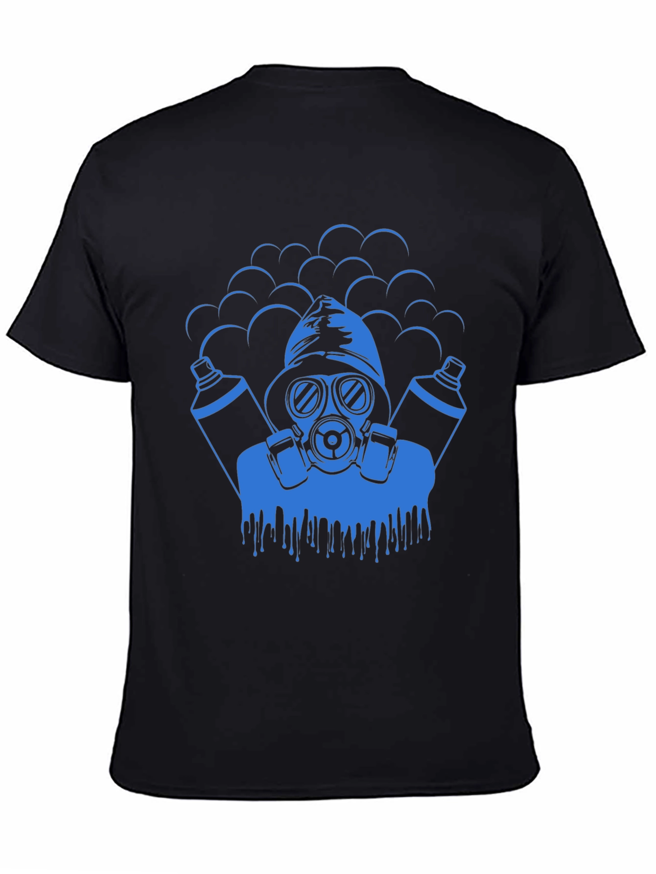 Cool Graphic Tee - Gas Mask Graffiti Artist