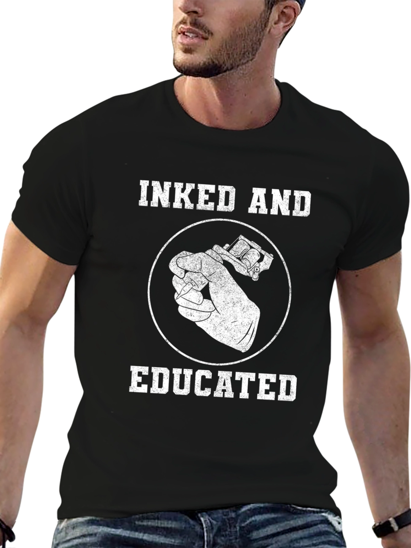 Inked and Educated Tattoo Artist T-Shirt