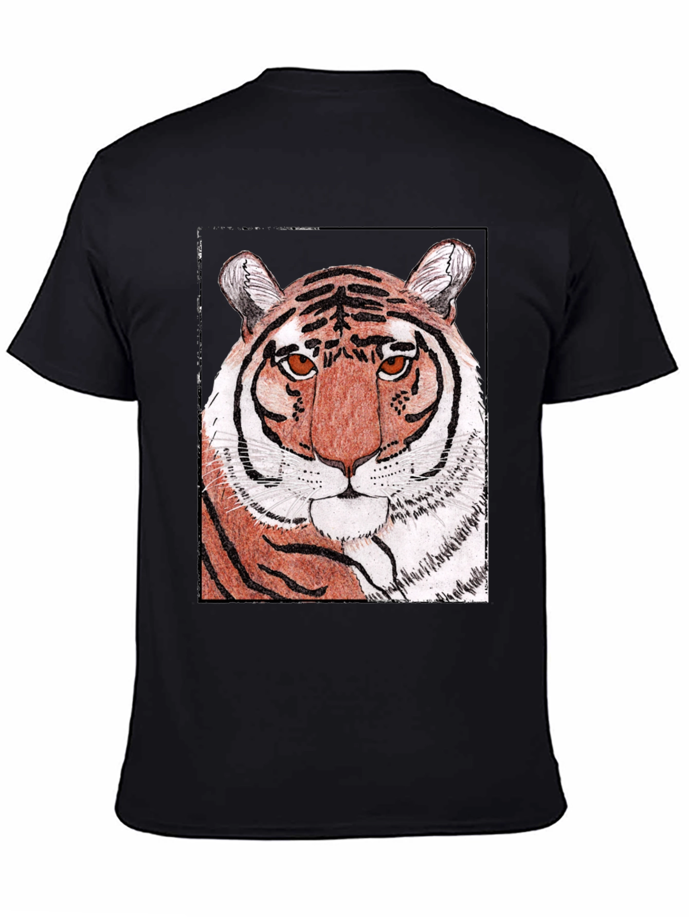 Tiger Graphic Print T-Shirt
