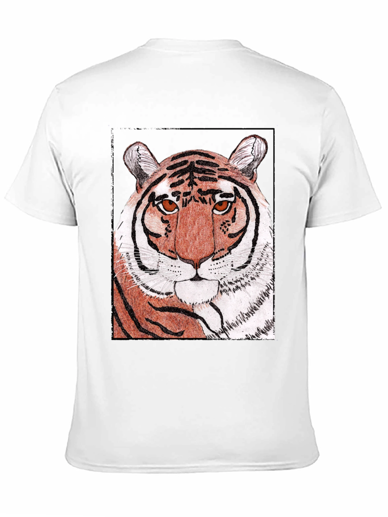 Tiger Graphic Print T-Shirt