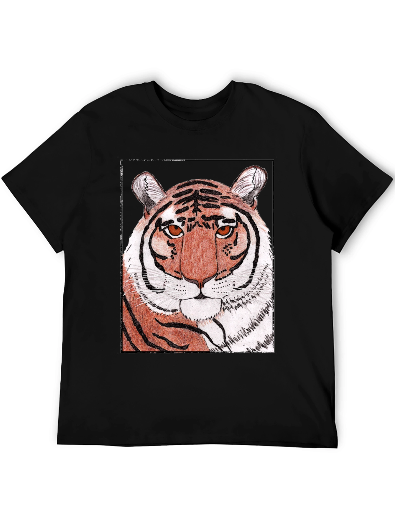 Tiger Graphic Print T-Shirt