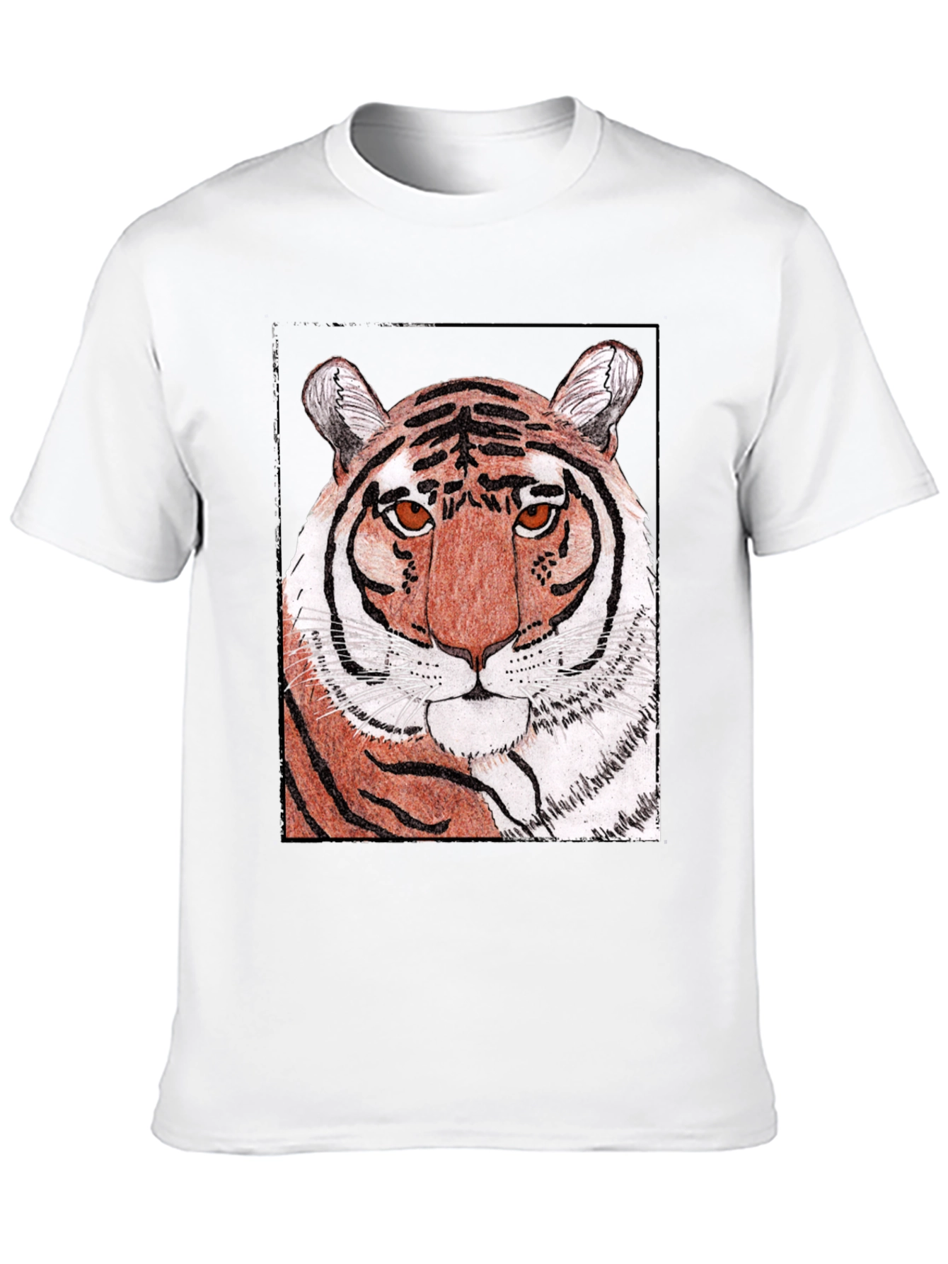 Tiger Graphic Print T-Shirt