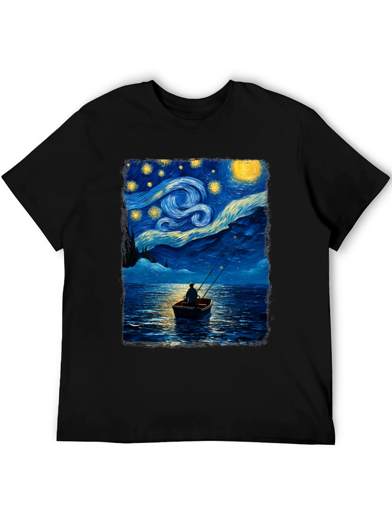 Starry Night Fishing T-Shirt