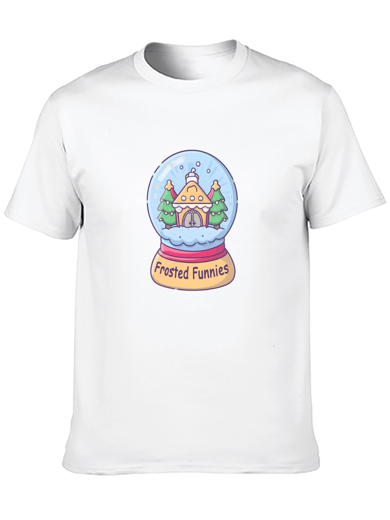 Frosted Funnies Graphic Tee - Quirky Black T-Shirt