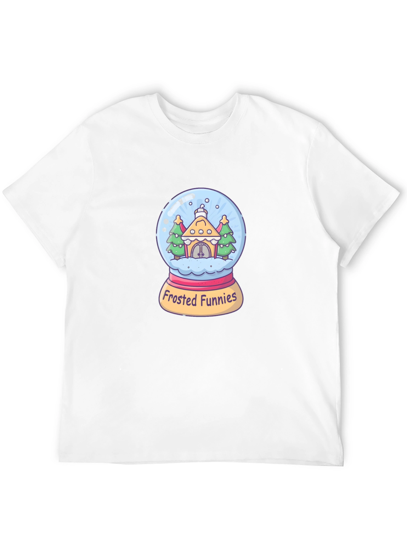 Frosted Funnies Graphic Tee - Quirky Black T-Shirt