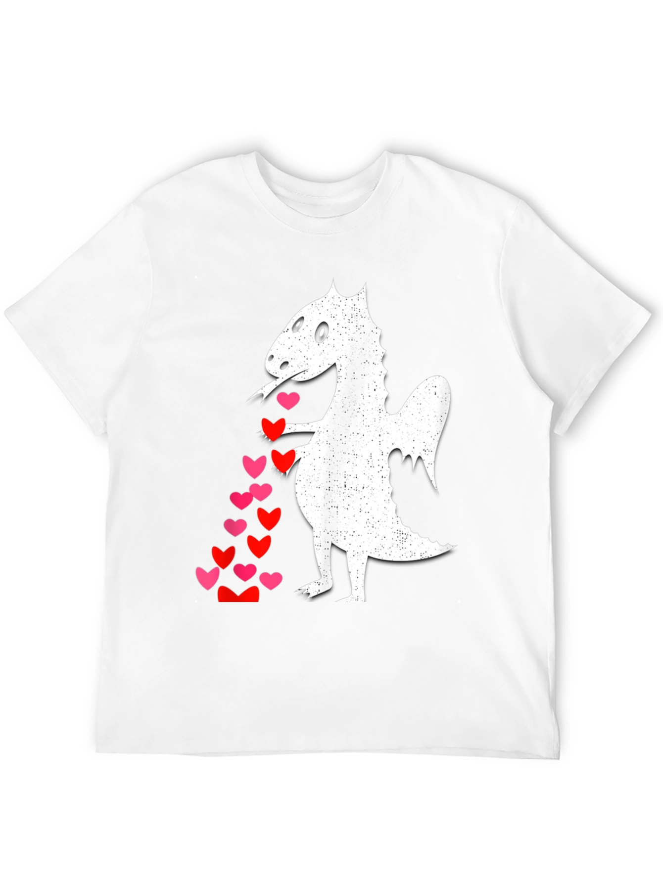 Dragon Love T-Shirt - Whimsical Heart Design