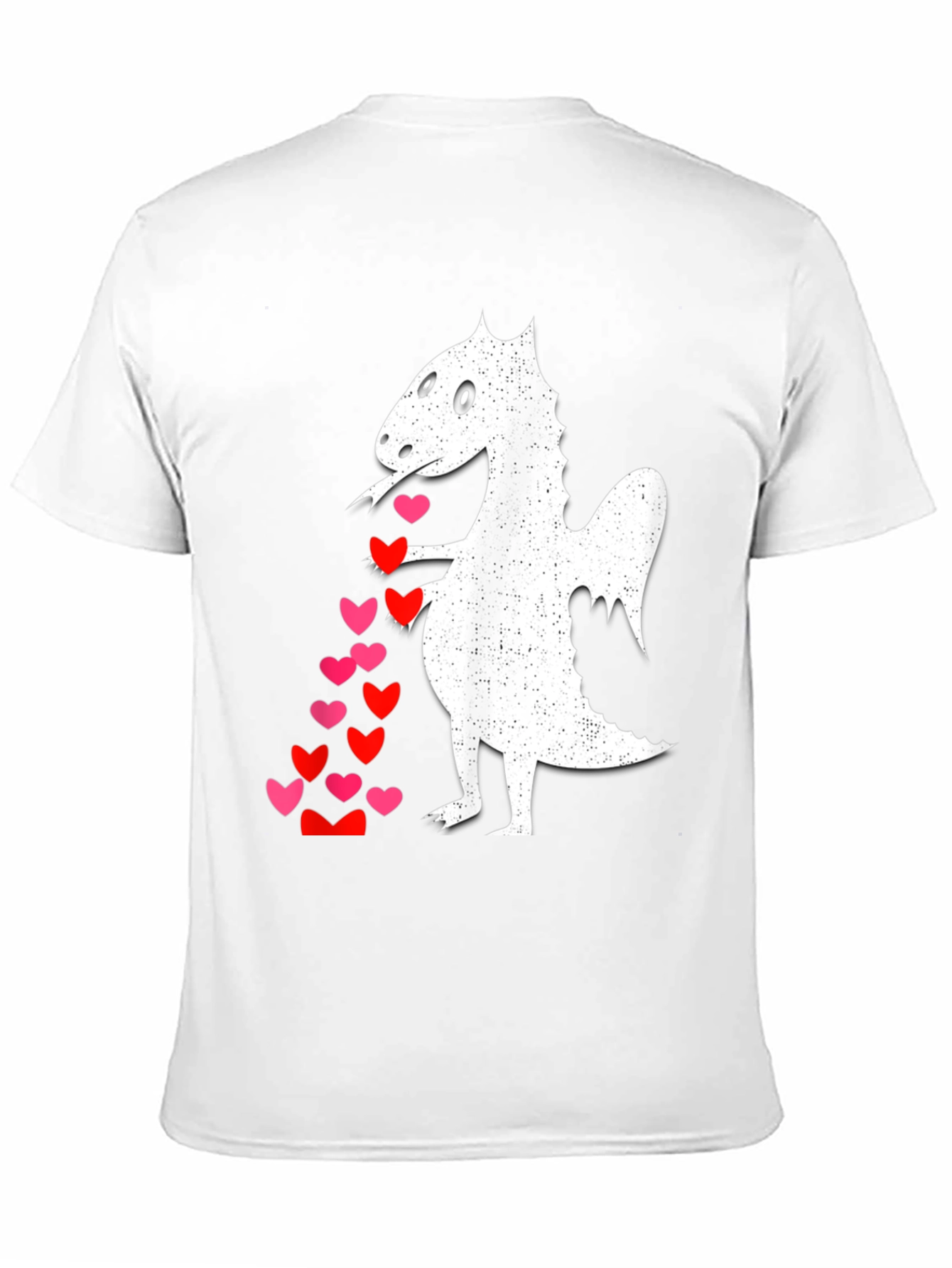 Dragon Love T-Shirt - Whimsical Heart Design